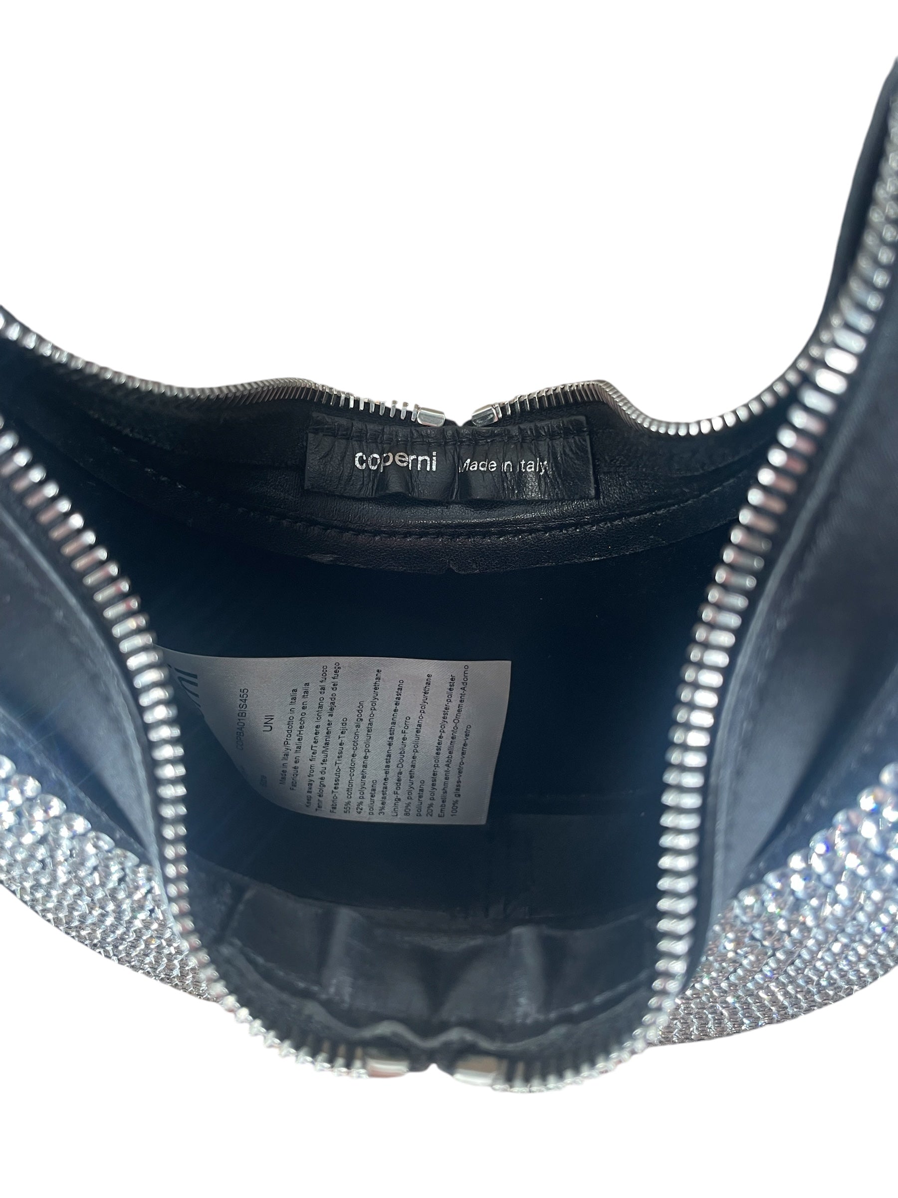 Coperni/Hand Bag/All Over Print/Leather/BLK/CRYSTAL EMBELLISHED MINI BAG view 3