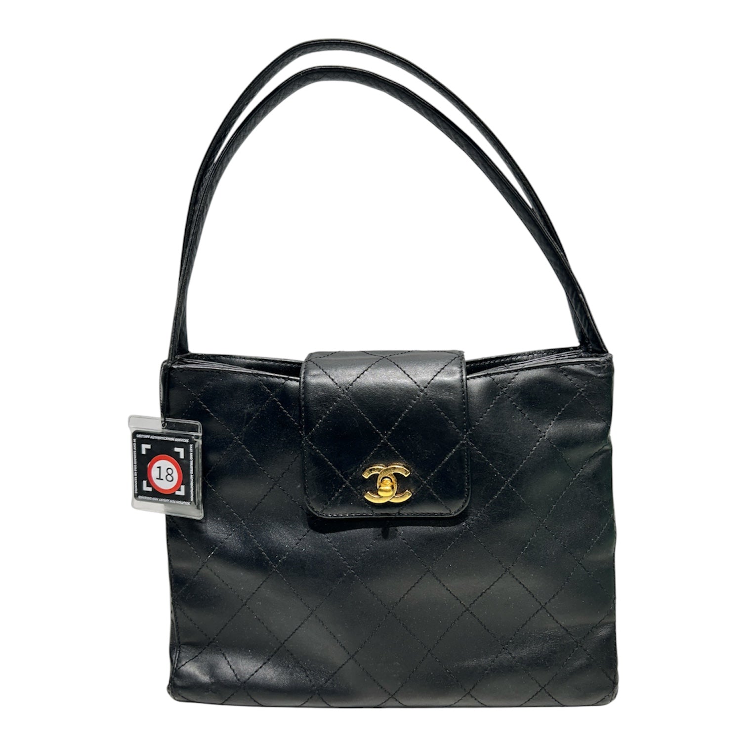 CHANEL/Bag/Leather/BLK/QUILTED view 1