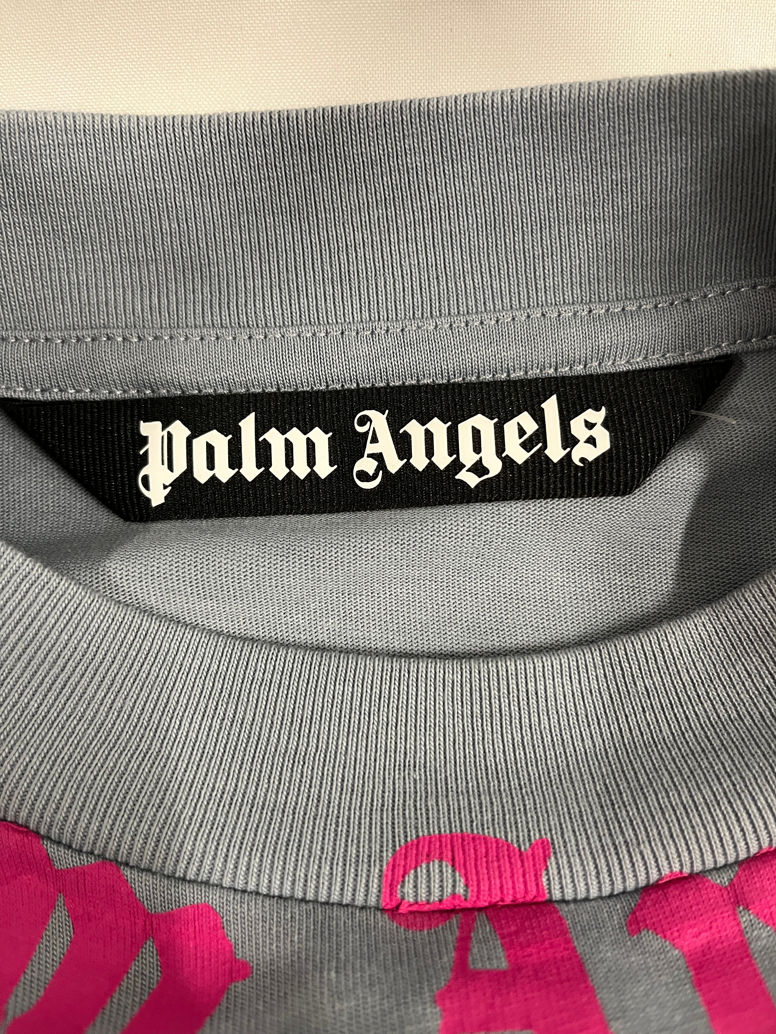 Palm Angels/T-Shirt/M/Cotton/GRY/ view 3