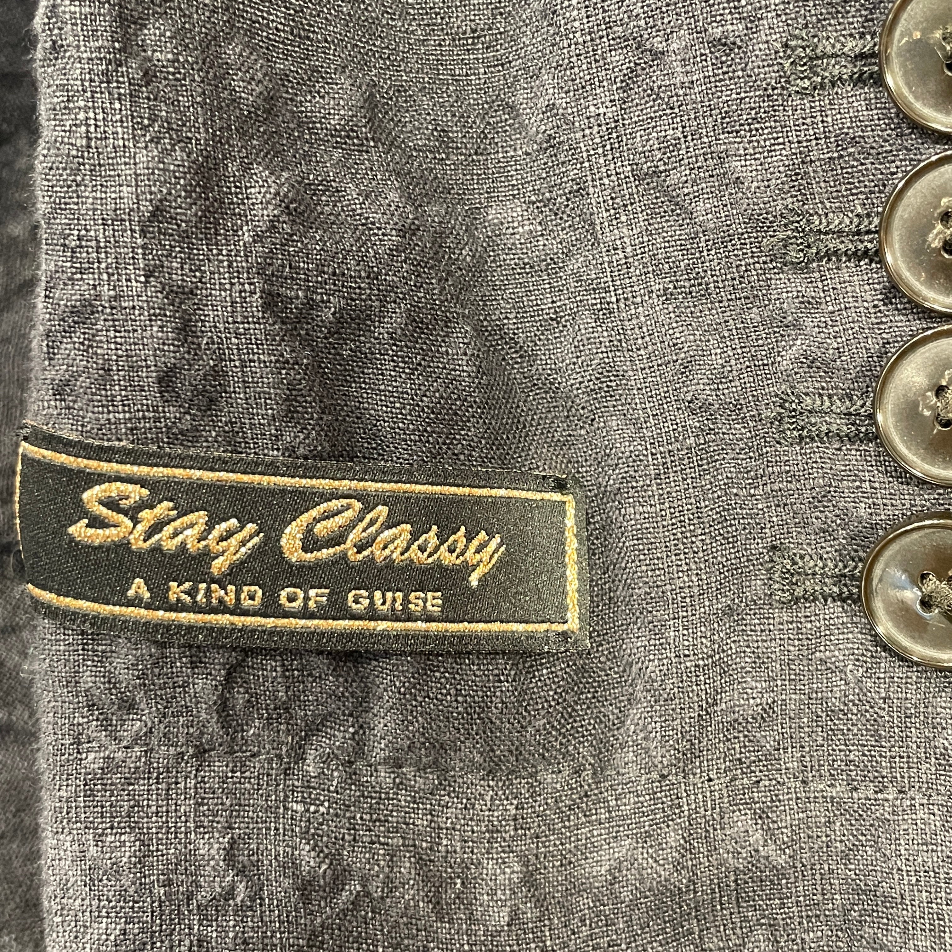 A KIND OF GUISE/Tailored Jkt/48/Linen/BLK/LINEN BLAZER view 4