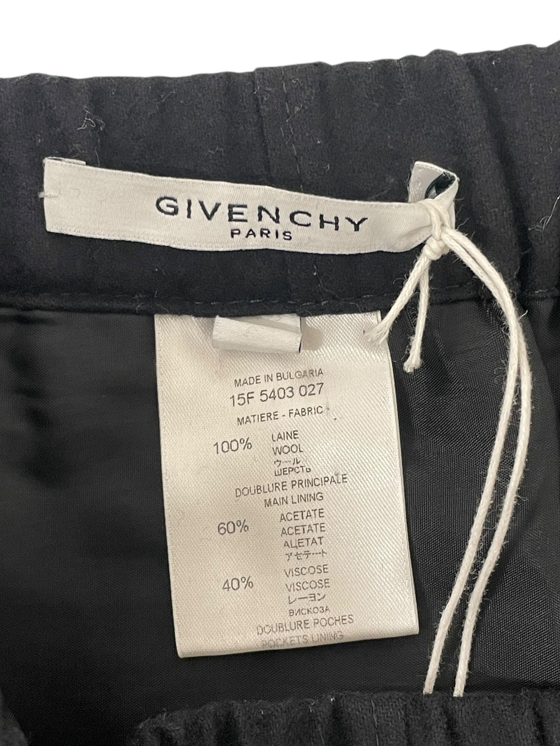 GIVENCHY/Straight Pants/54/Wool/BLK/15F 5403 027 view 3