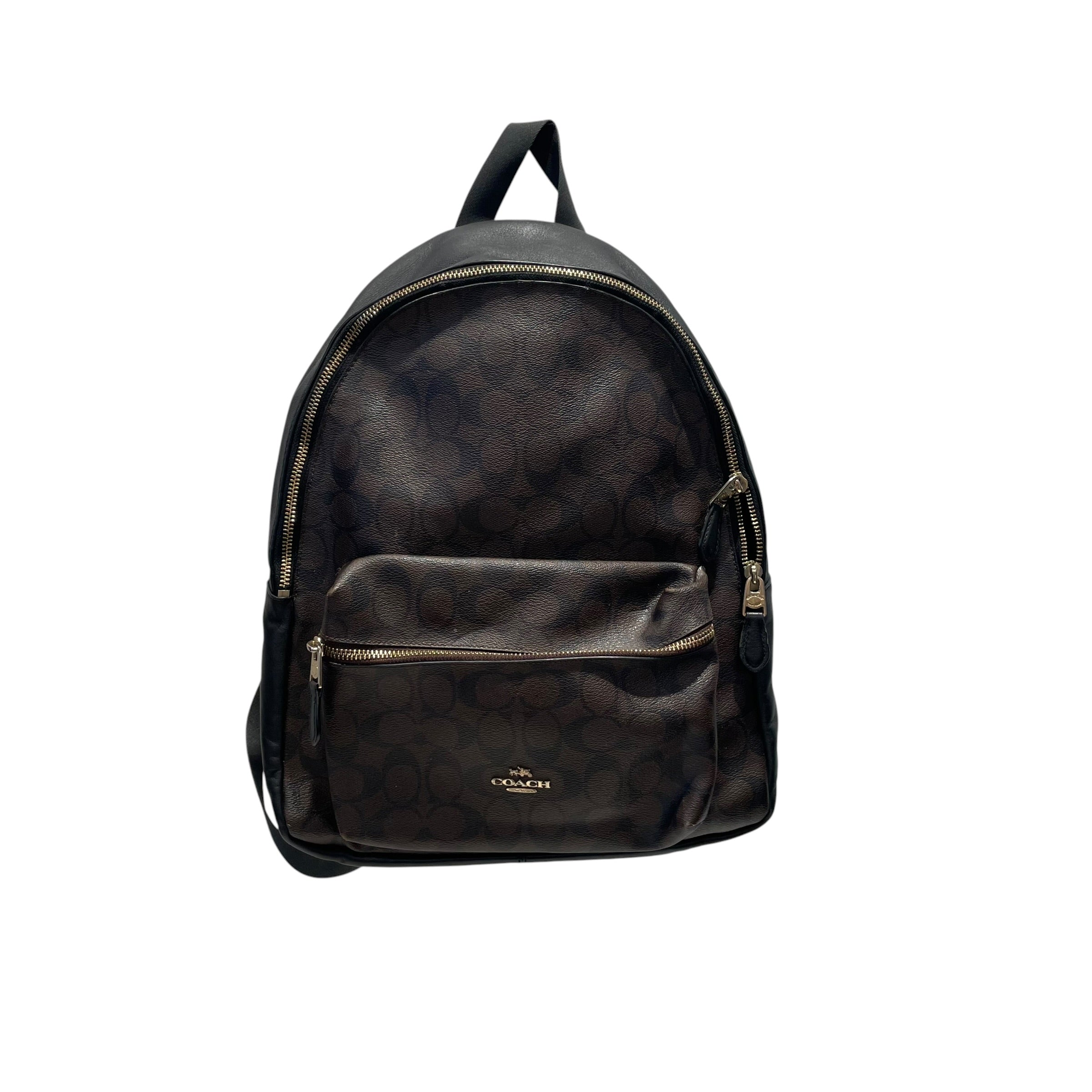 COACH/Backpack/Monogram/Leather/BRW/signature charlie view 1