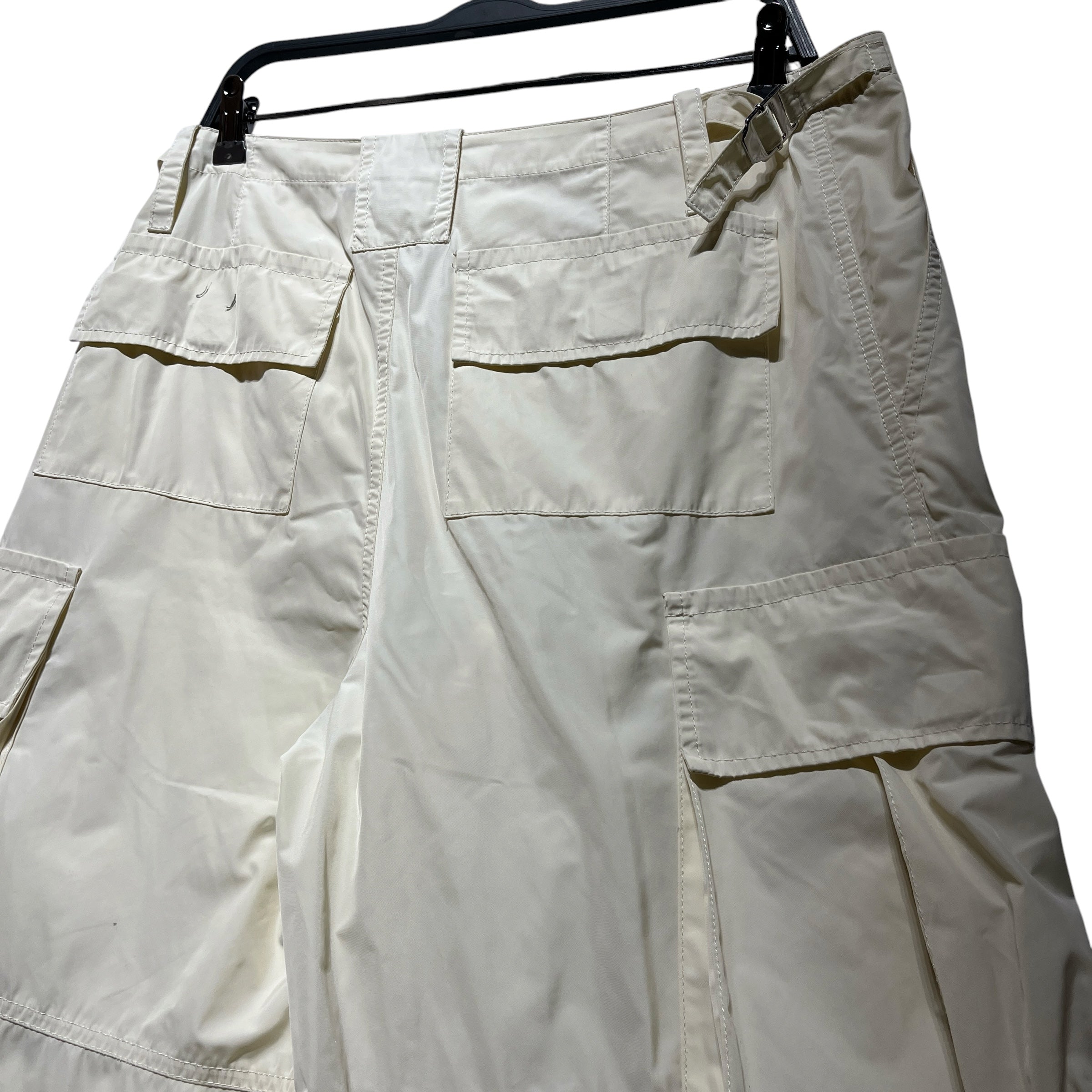 Heaven By Marc Jacobs/Wide Leg Pants/L/Nylon/YEL/Cargo Side Buckle view 4