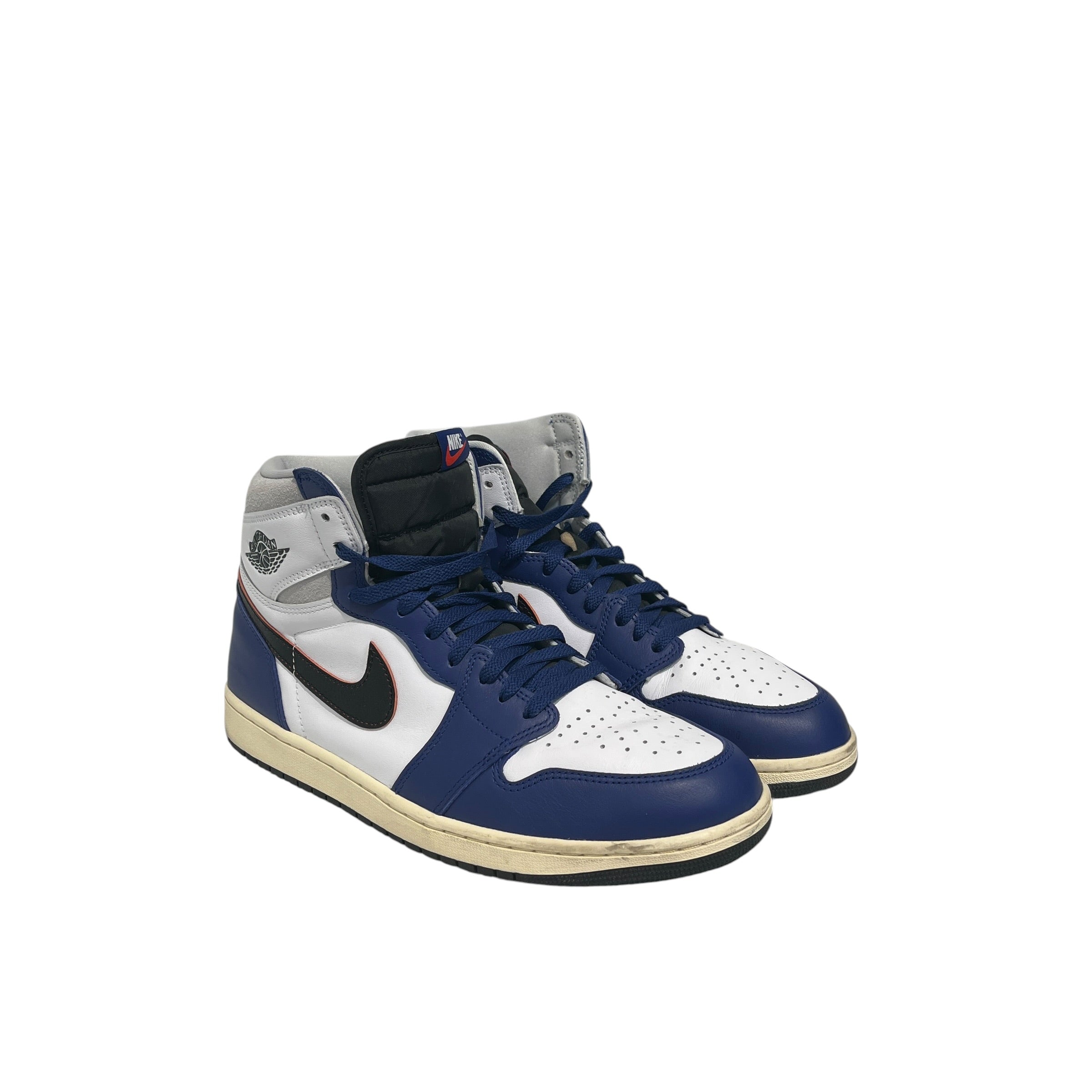 JORDAN BRAND/Hi-Sneakers/US 12/Leather/BLU/rare air 1s view 1