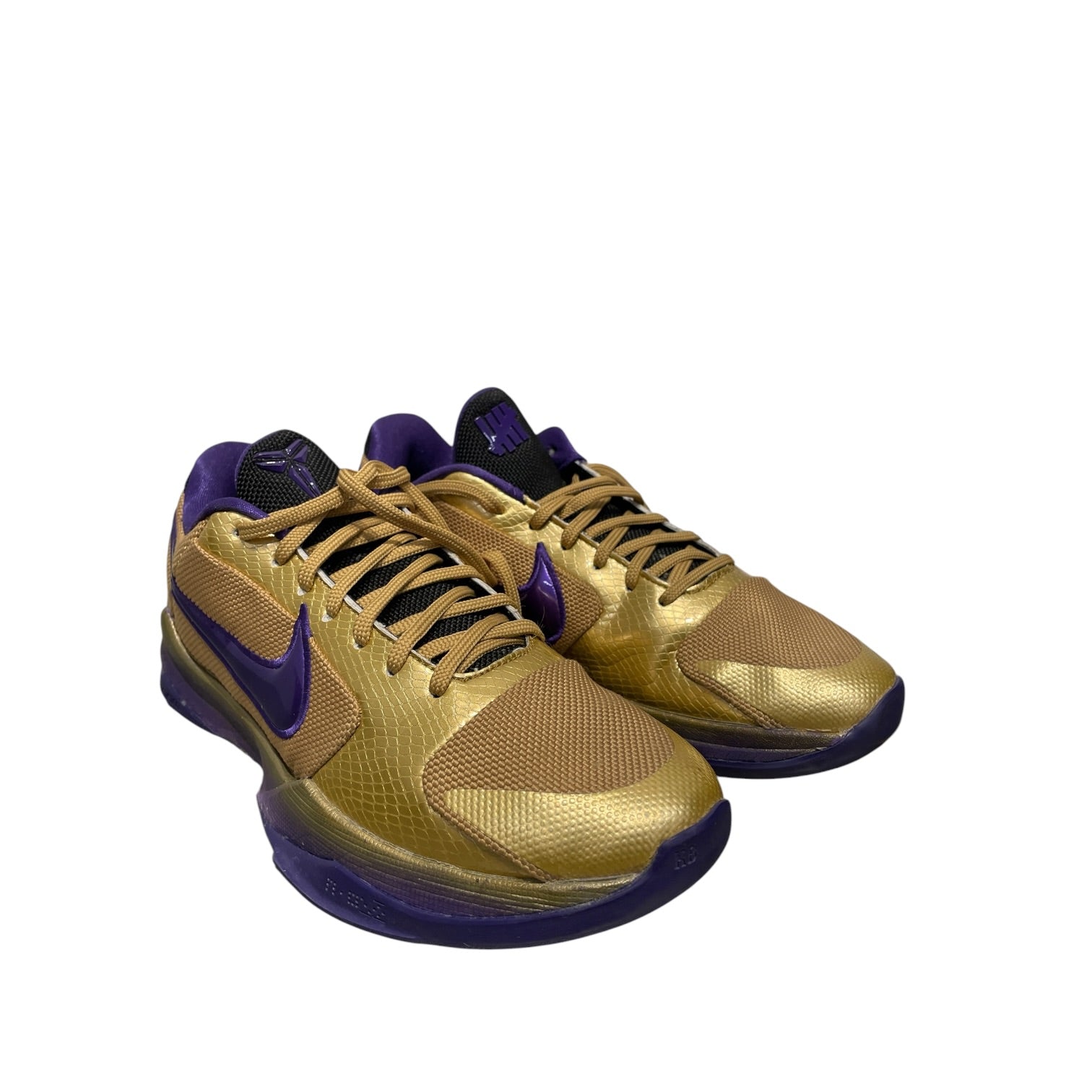 NIKE/UNDEFEATED/Low-Sneakers/US 9.5/GLD/KOBE 5 HALL OF FAME view 1