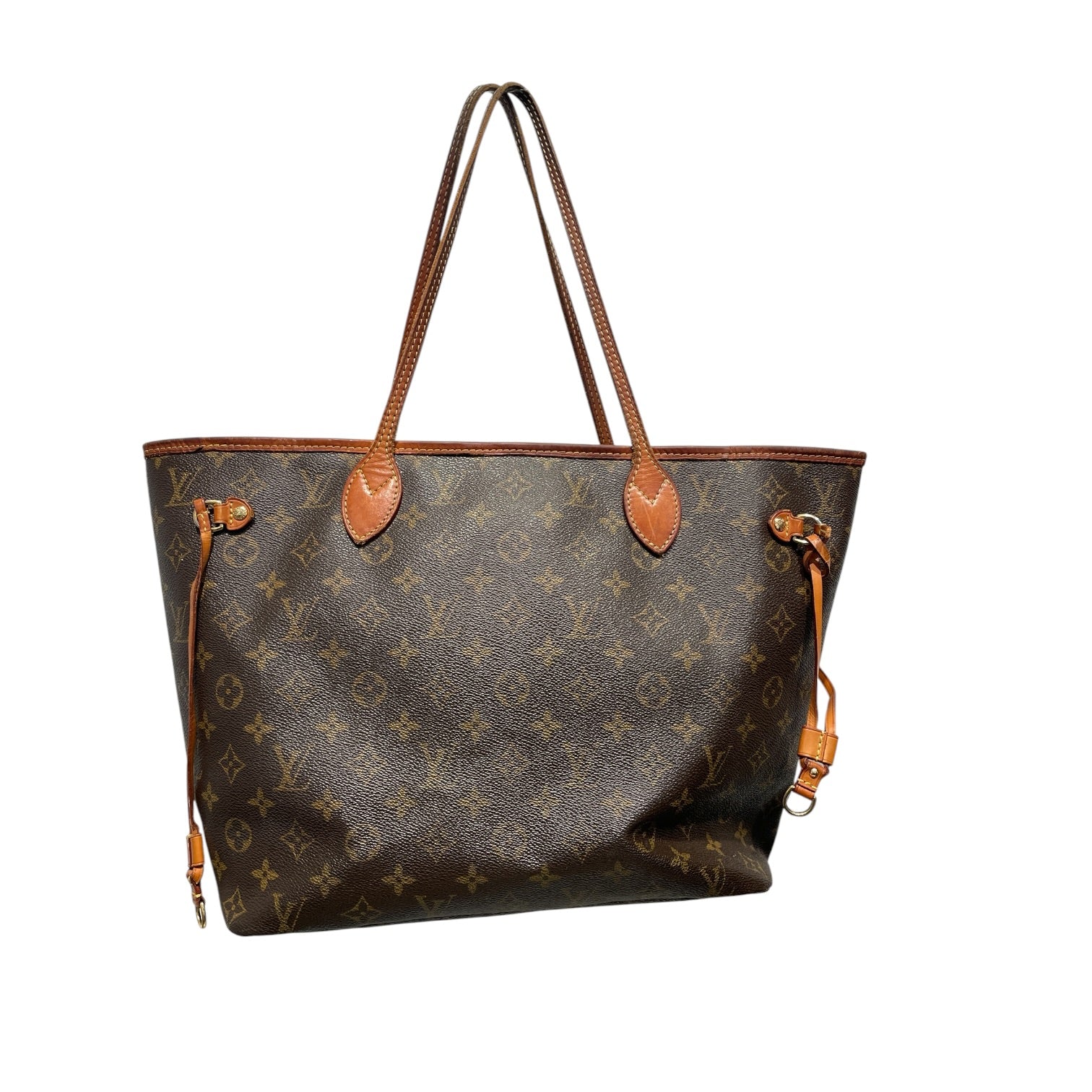 LOUIS VUITTON/Tote Bag/Monogram/Cotton/CML/NEVERFULL TOTE MM view 1