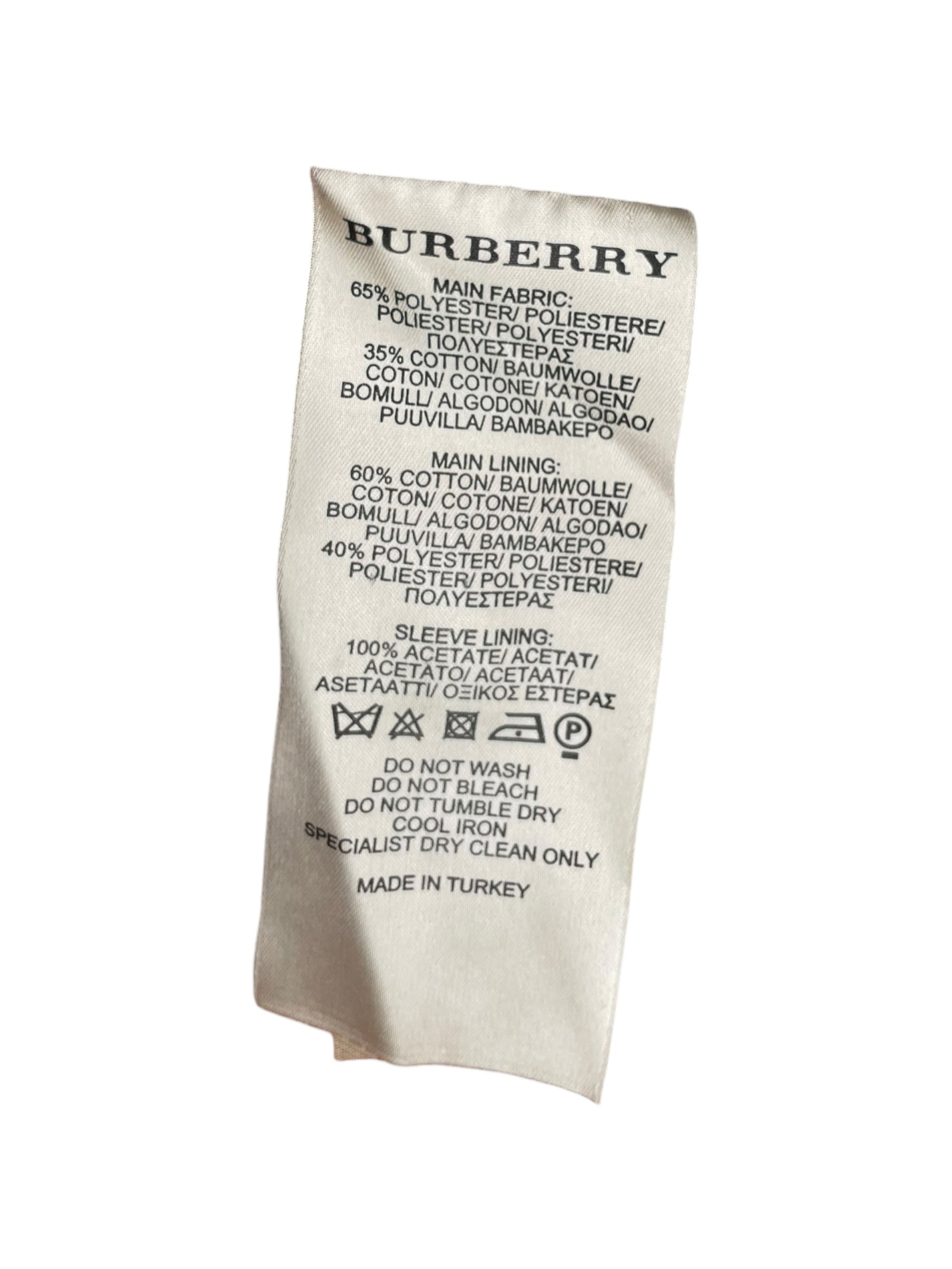 BURBERRY LONDON/Trench Coat/54/Polyester/KHK/BELTED DOUBLE BREAST TRENCH view 5