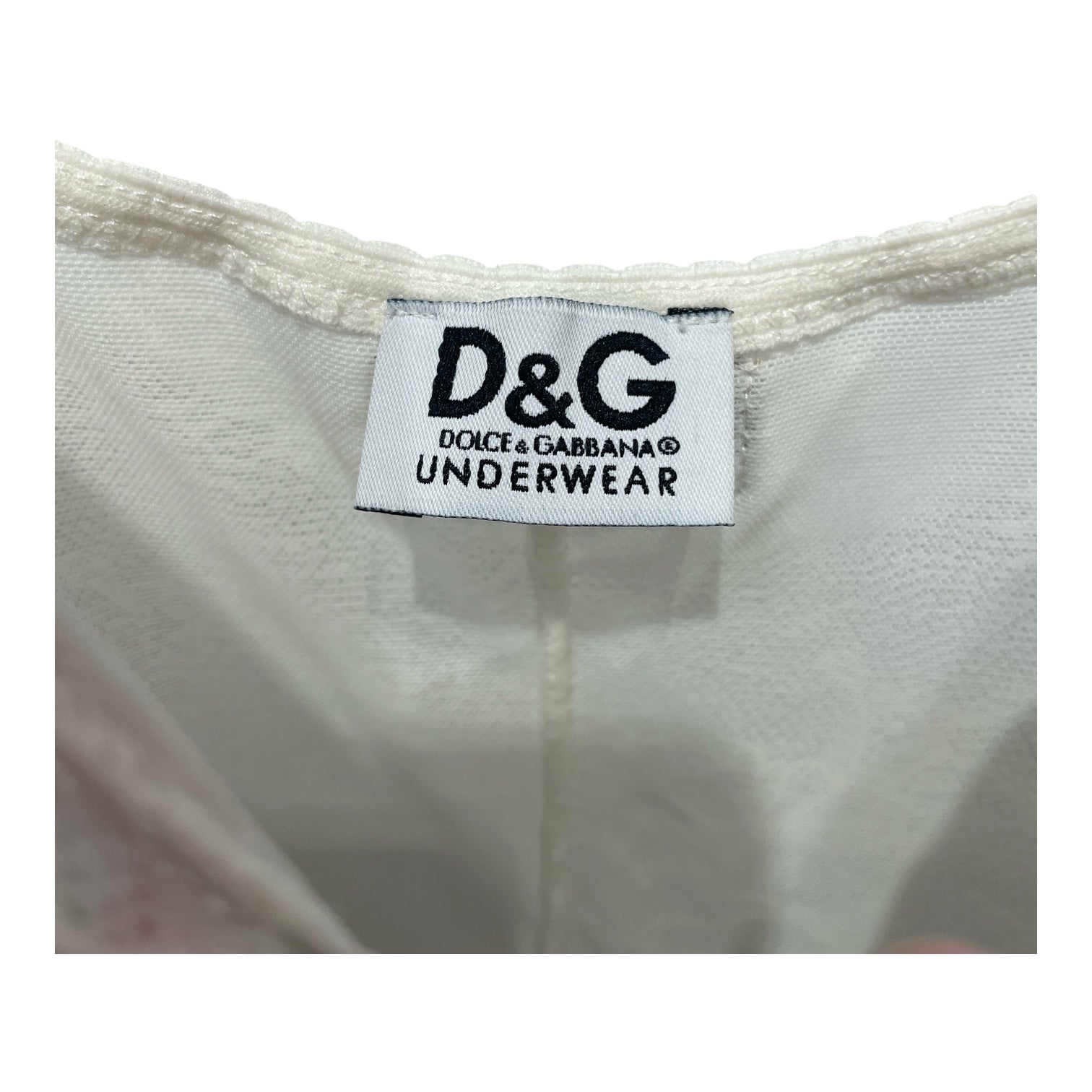 D&G/Camisole/S/WHT/LACE view 3