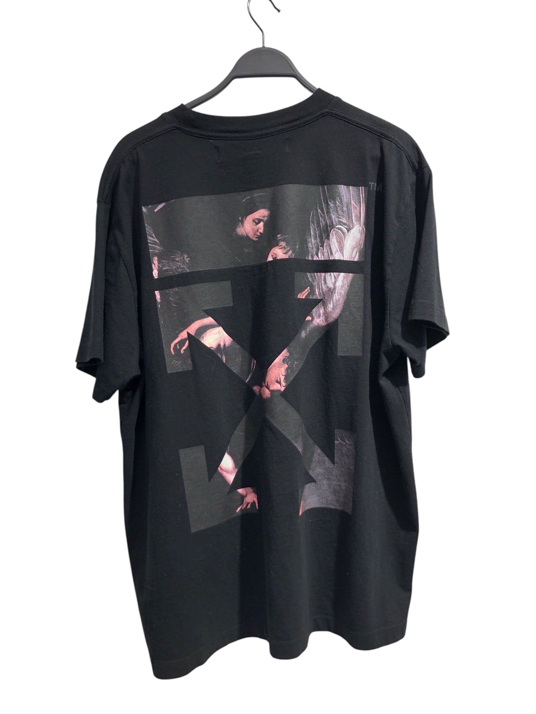OFF-WHITE/T-Shirt/M/Cotton/BLK/Caravaggio Tee view 1