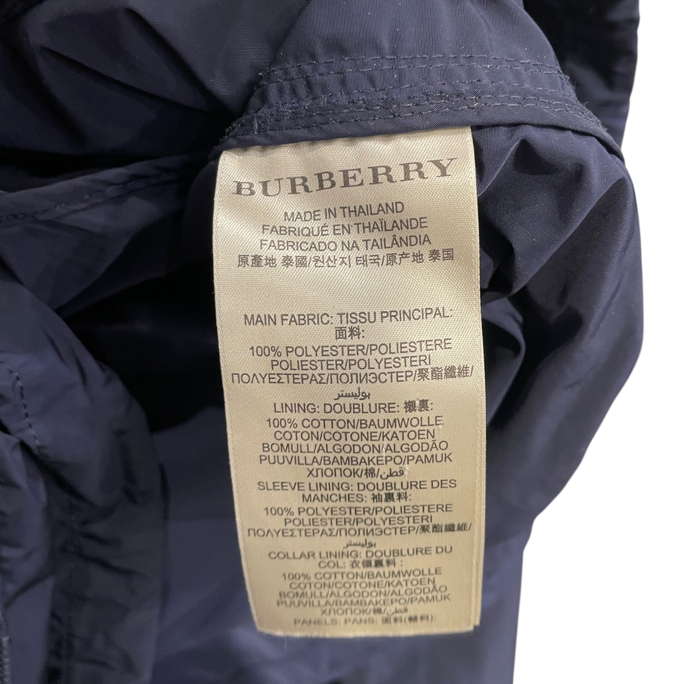 BURBERRY BRIT/Flight Jkt/XXL/Polyester/NVY/BB NVY WINDBRKR CARGO JKT view 4