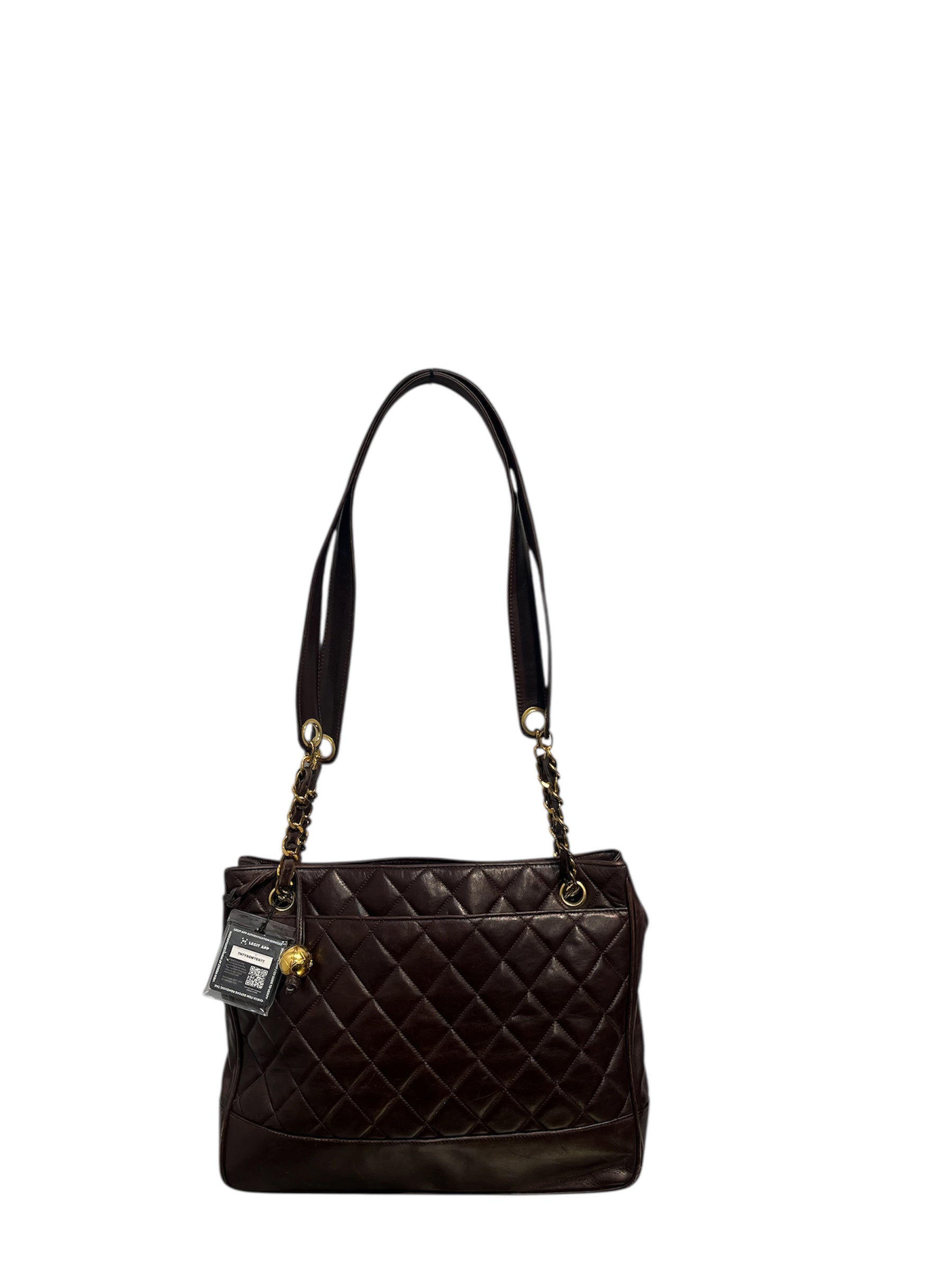 CHANEL/Hand Bag/Leather/BRW/GLD HRDWR-CALFSKIN view 2