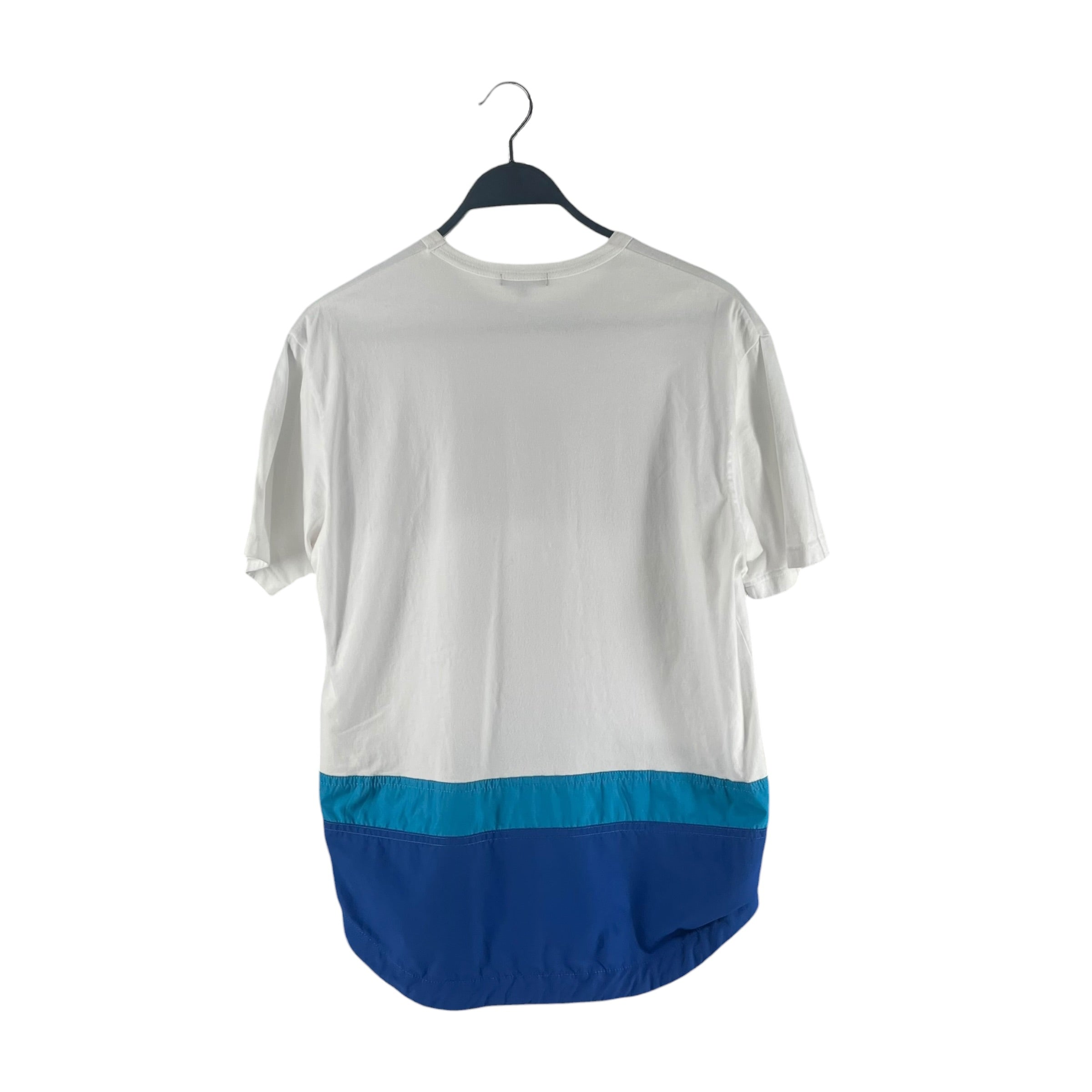 COMME des GARCONS HOMME/T-Shirt/S/Cotton/WHT/WHITE BLUE ADJUSTABLE TSHIRT view 2