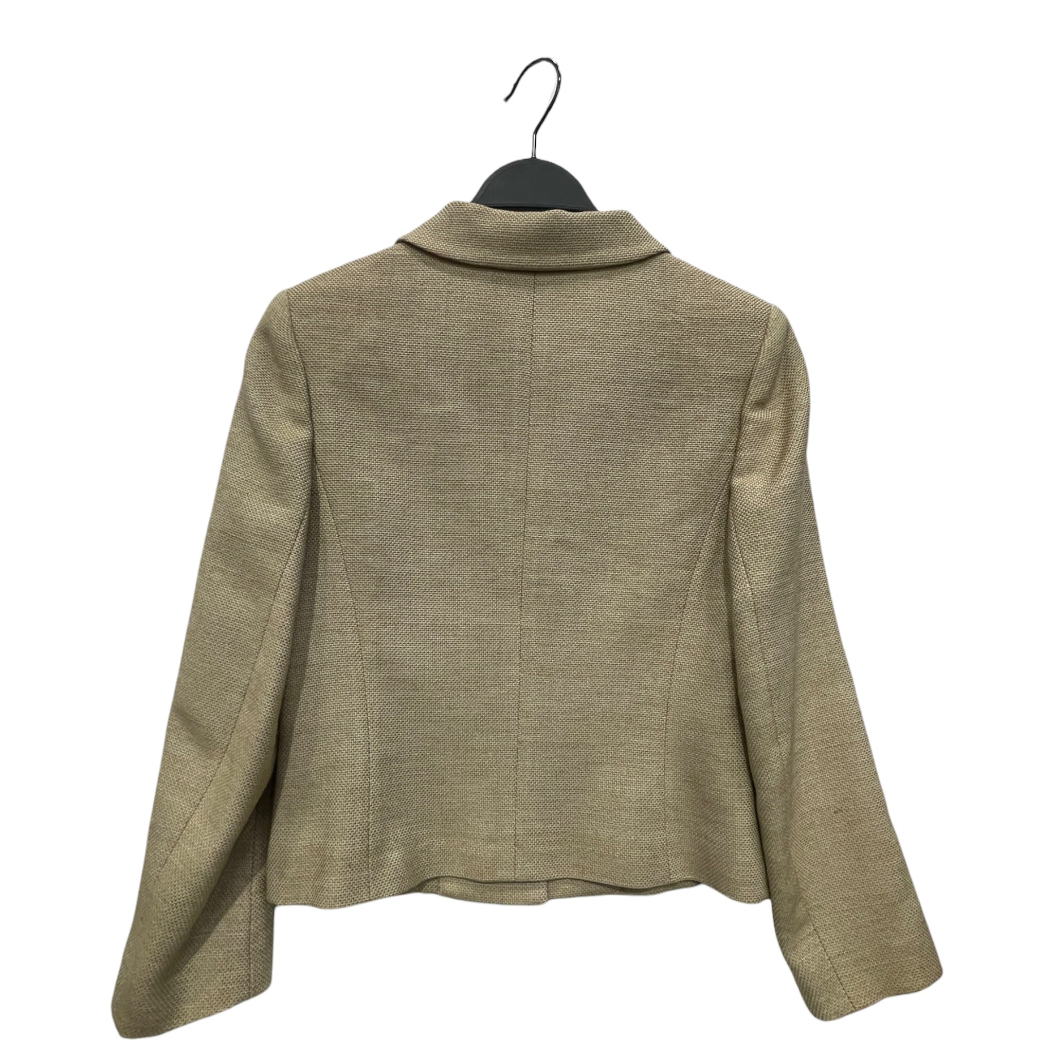 BALENCIAGA/Tailored Jkt/38/BEG/SHOULDER PAD BLAZER BUTTON UP view 2