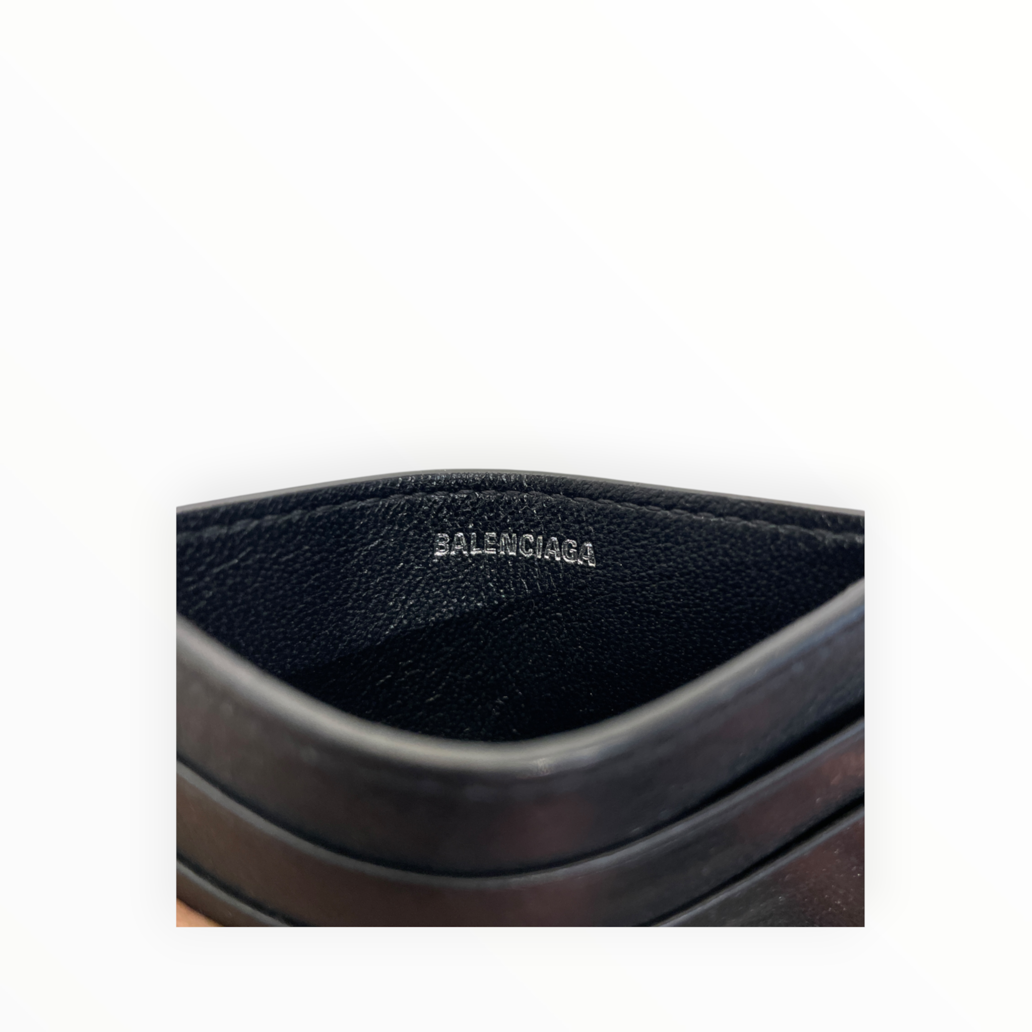 BALENCIAGA/Wallet/Acrylic/BLK/M's/cash card view 4