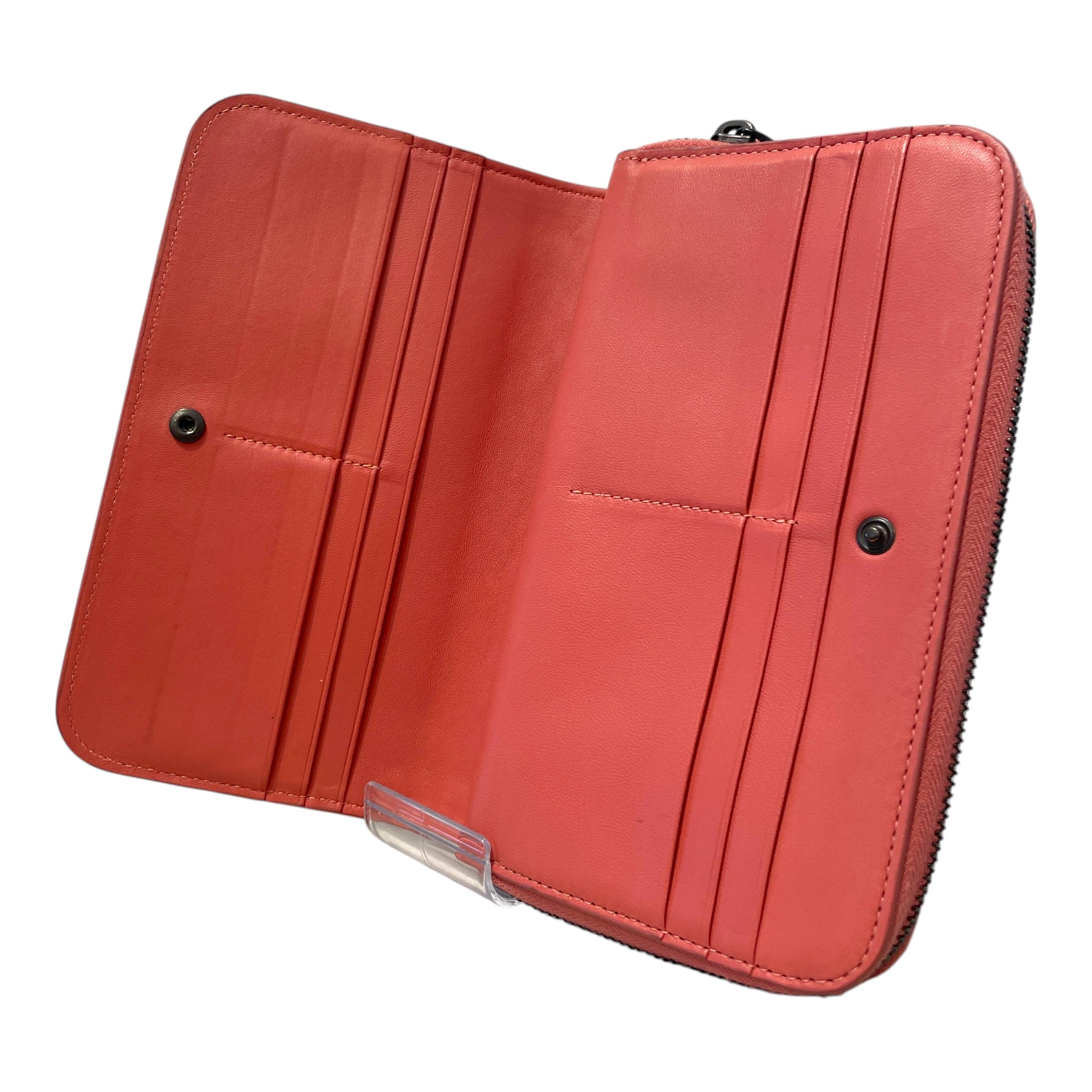 BOTTEGA VENETA/Long Wallet/Leather/PNK/L's/Pink Cowhide Woven Wallet view 5
