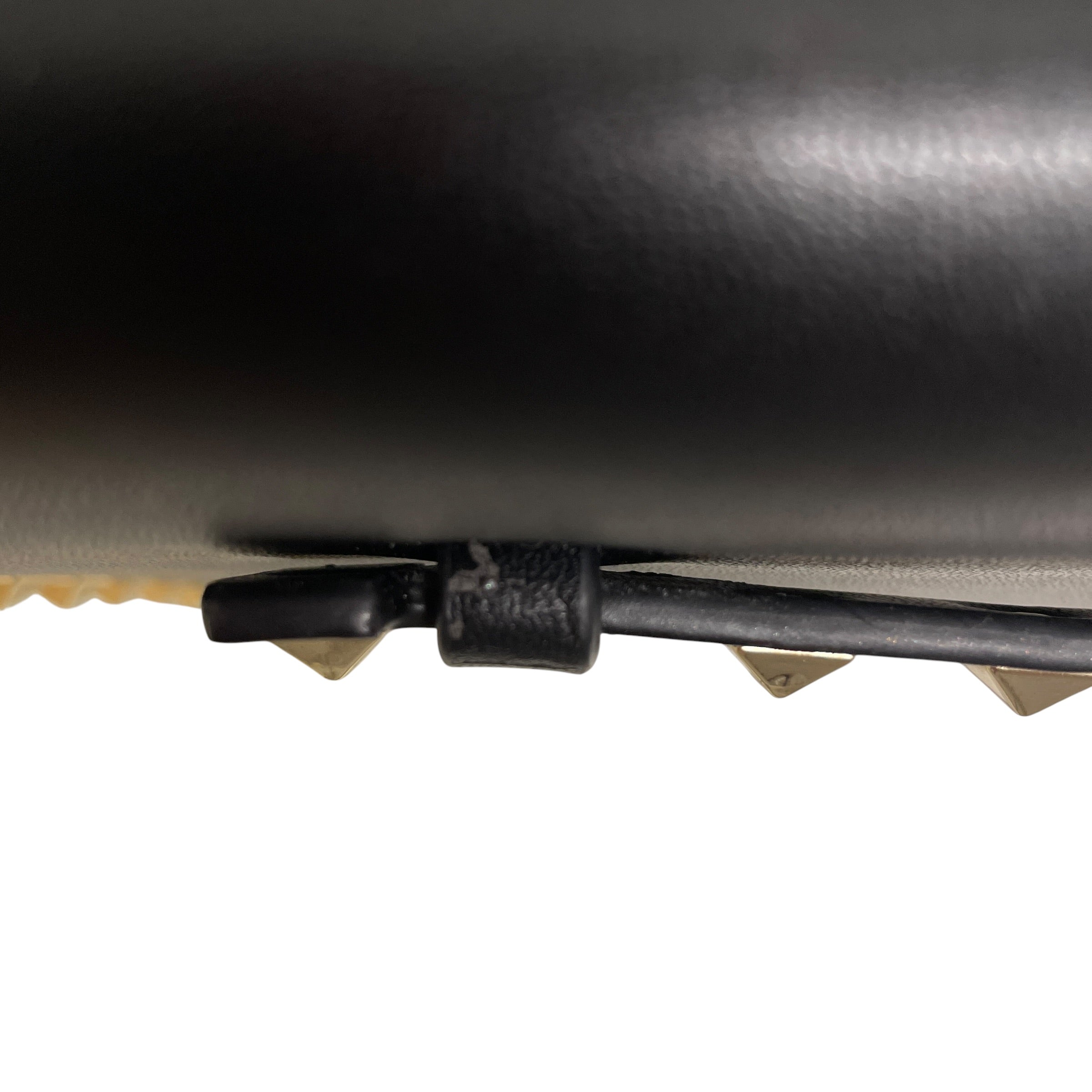 VALENTINO/Pouch/Leather/BLK/studded clutch view 5
