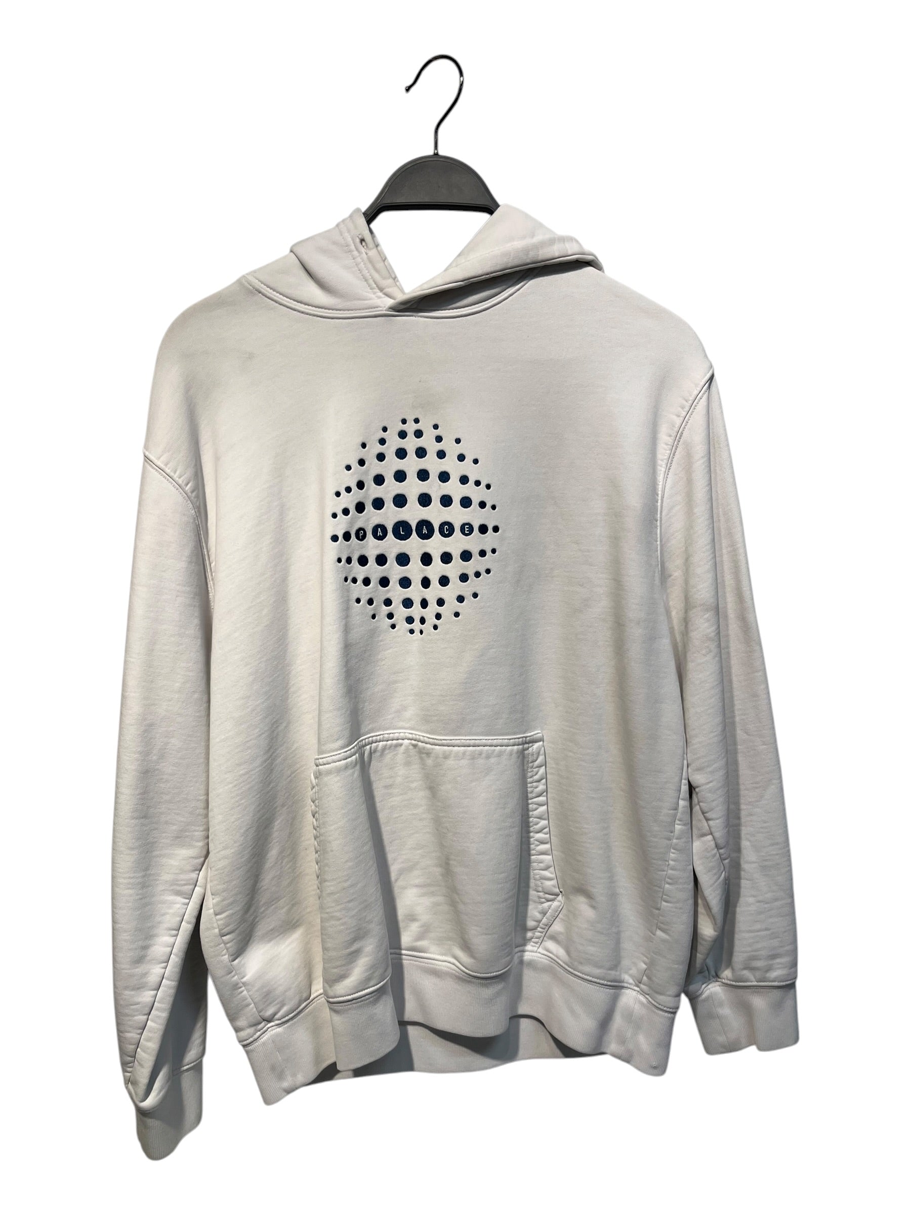 PALACE/Hoodie/M/Cotton/WHT/ view 1