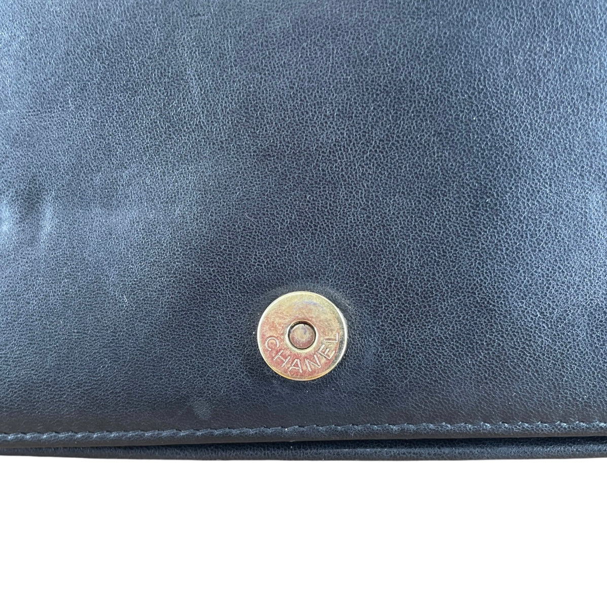 CHANEL/Cross Body Bag/Leather/BLK/25978324/GOLD HARDWARE view 8