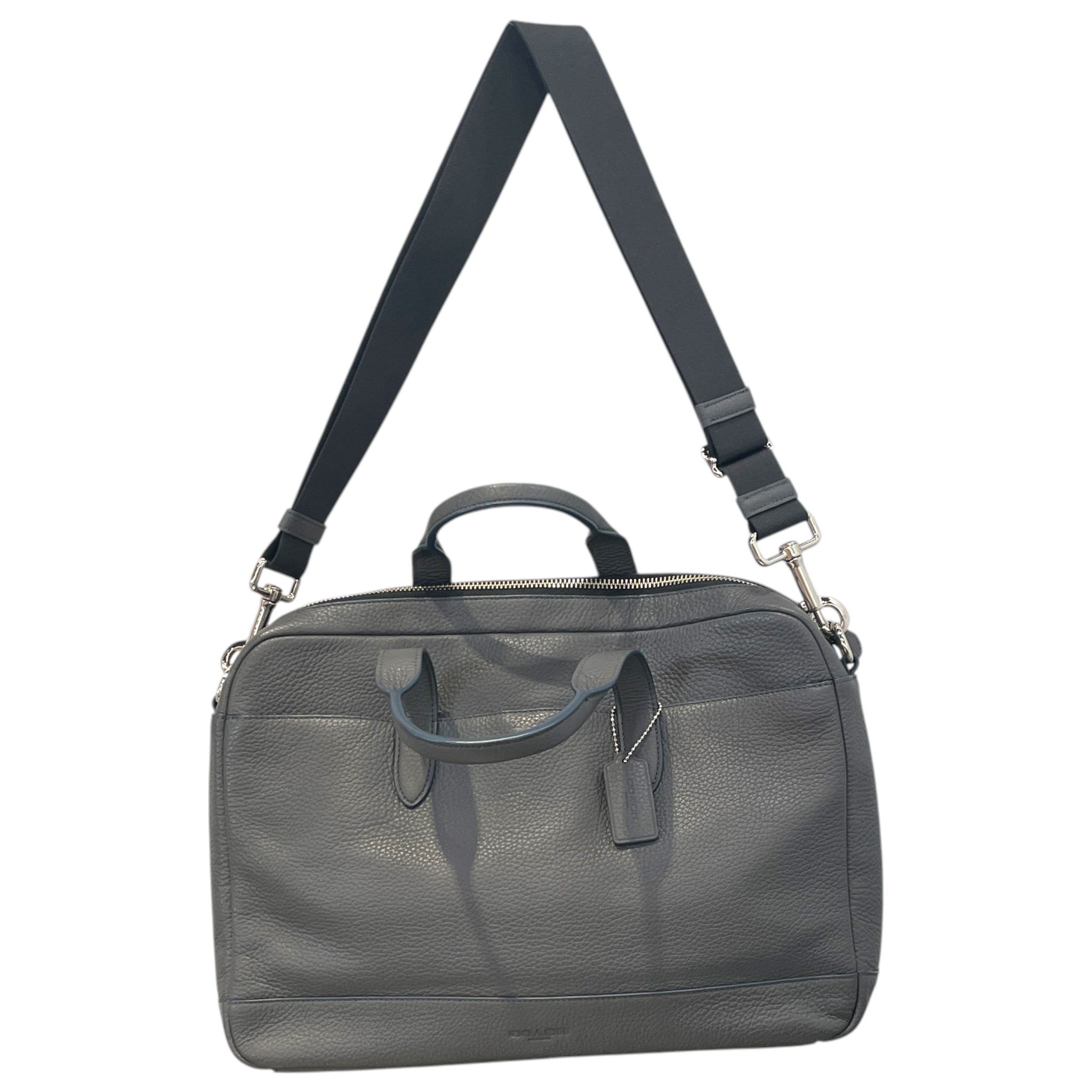COACH/Briefcase/Leather/GRY/ view 1