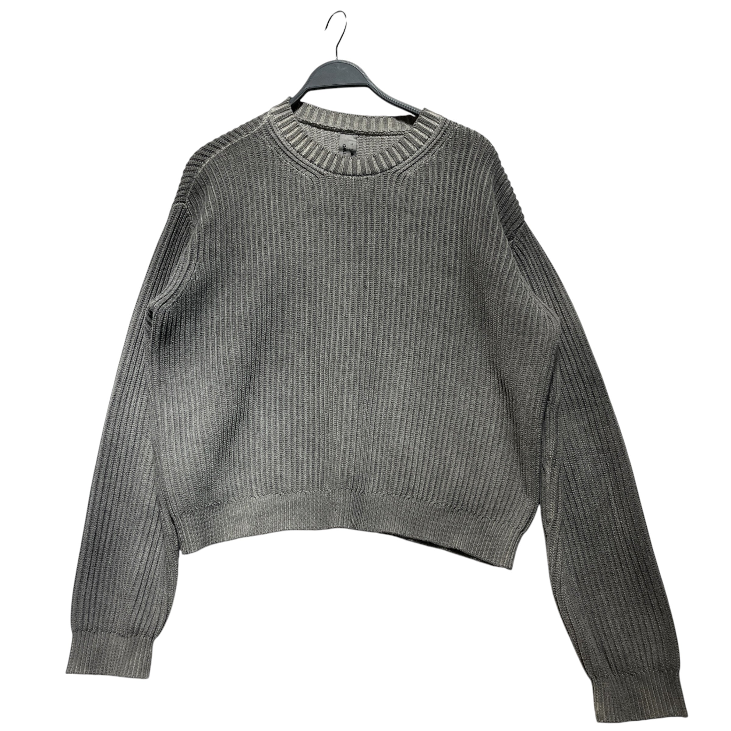 K-TWO STUDIOS/Sweater/M/Cotton/GRY/Dark Grey Knit Crop view 1