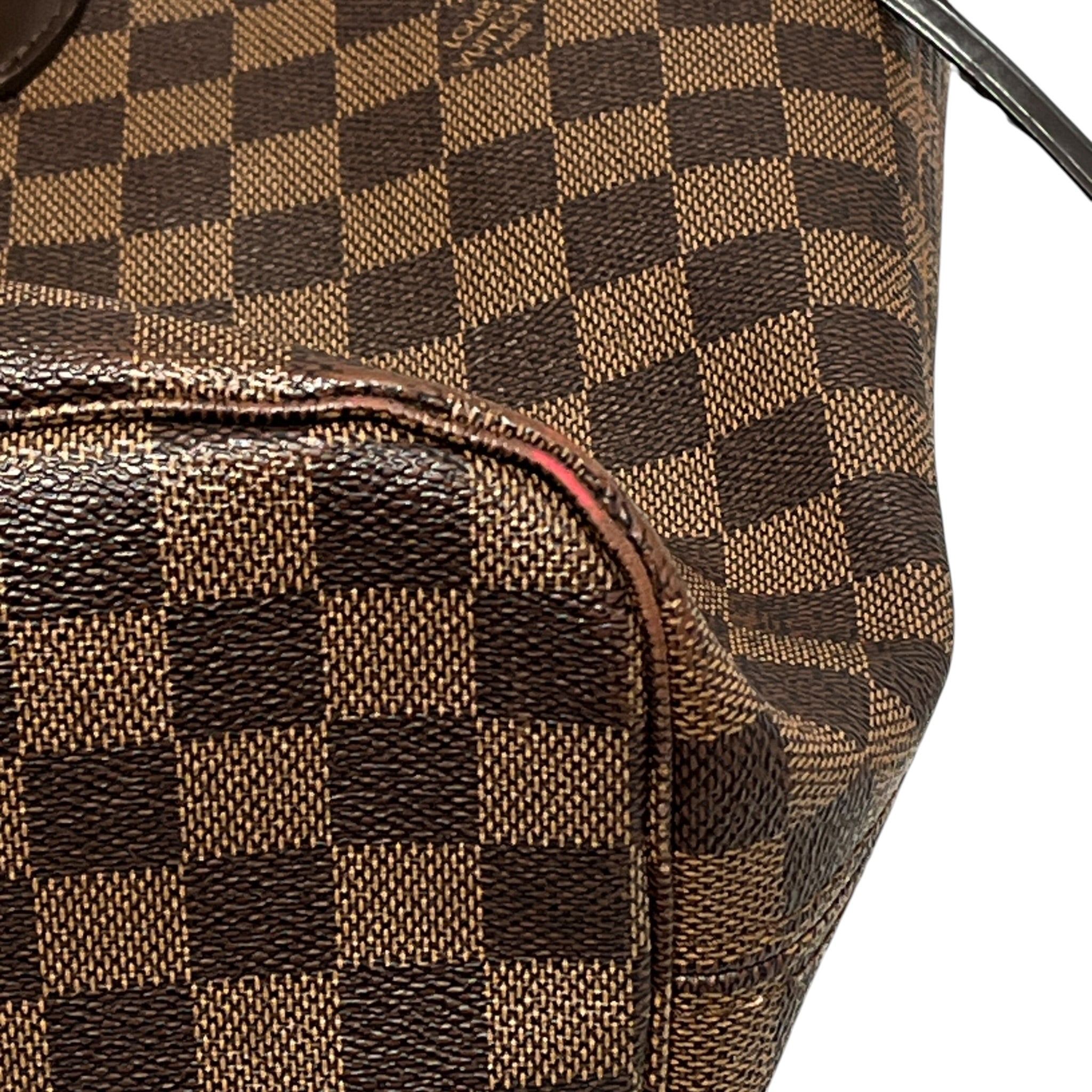 LOUIS VUITTON/Tote Bag/Monogram/Leather/BRW/Neverfull MM Damier Ebene Tote view 10