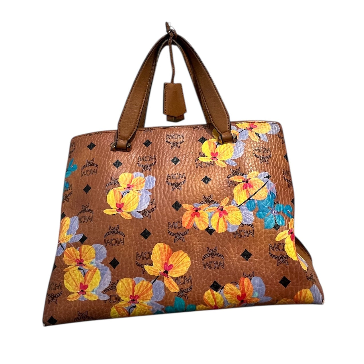 MCM/Tote Bag/Floral Pattern/Leather/CML/VISESTOS FLORAL TOTE view 2