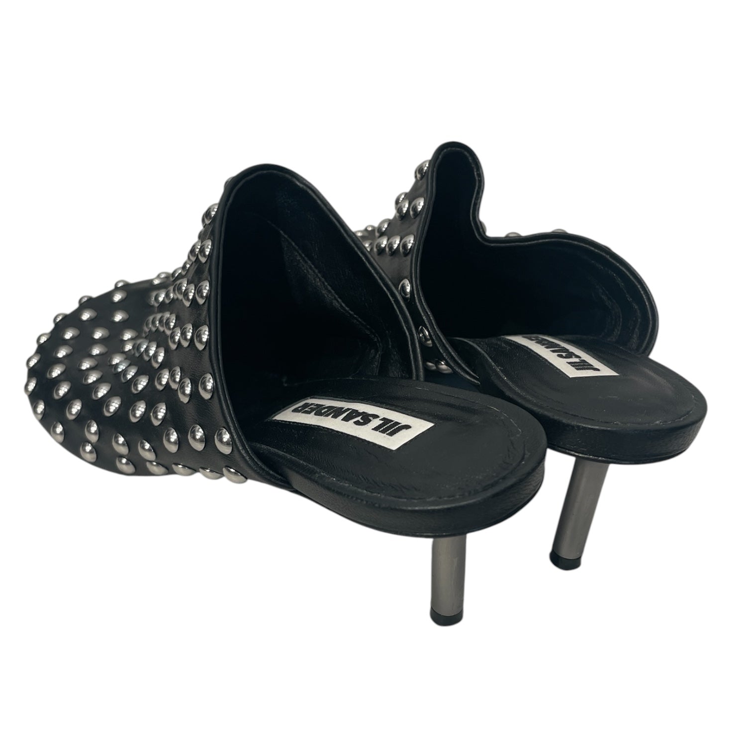 JIL SANDER/Heels/US 6/Leather/BLK/STUDDED view 2