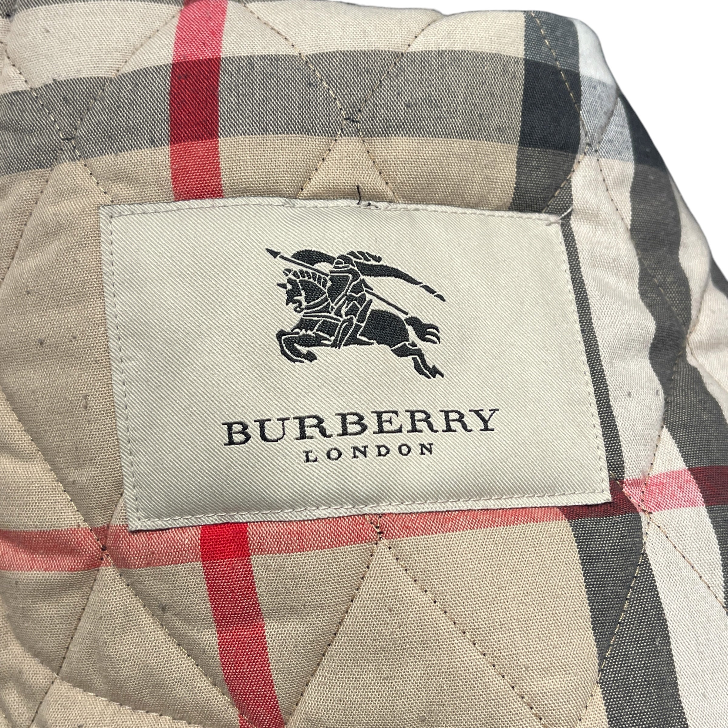 BURBERRY LONDON/Spring Coat/L/Nylon/BLK/QUILTED view 3