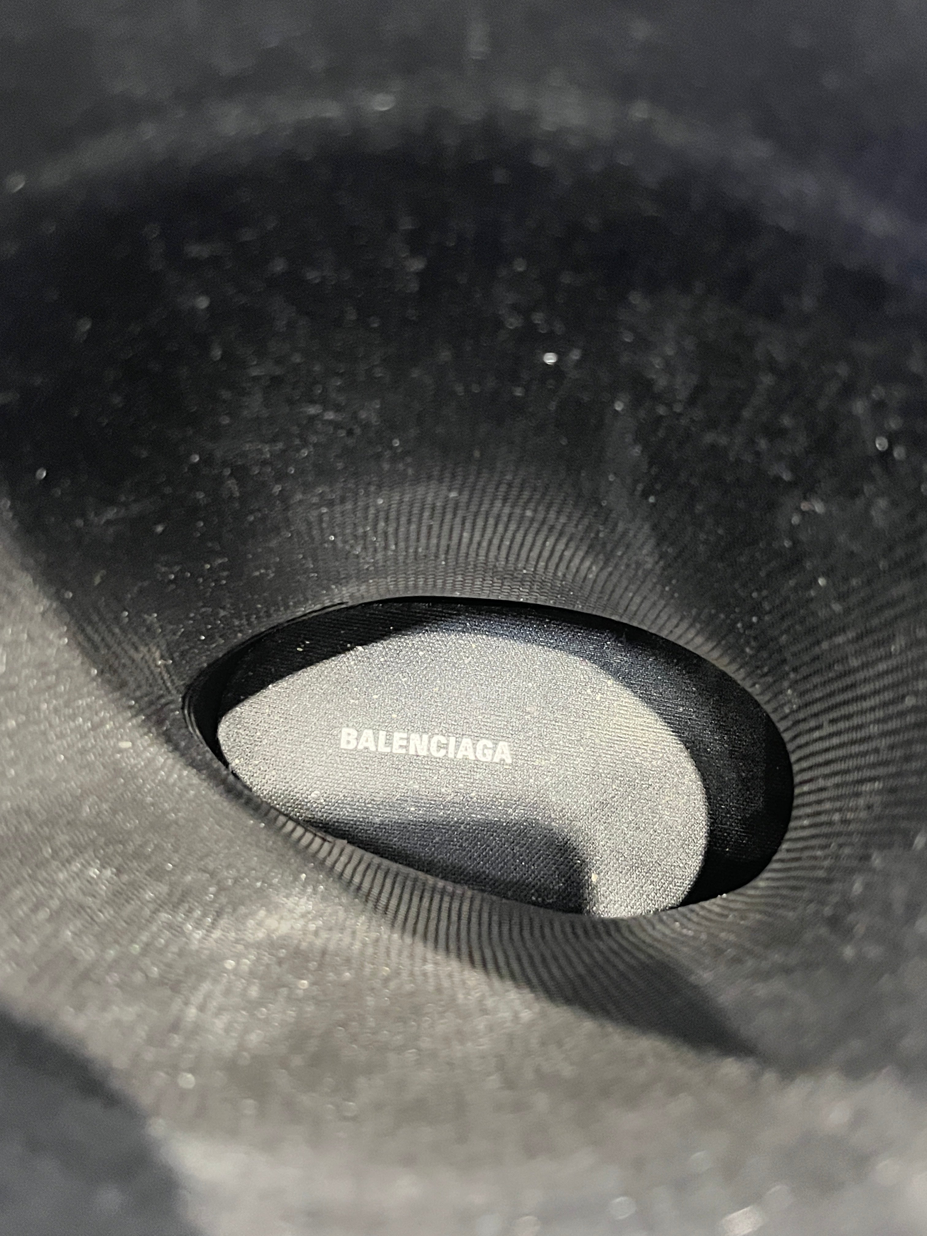 BALENCIAGA/Boots/US 6/Fake Fur/BLK/FAKE FUR CROC BOOT view 3