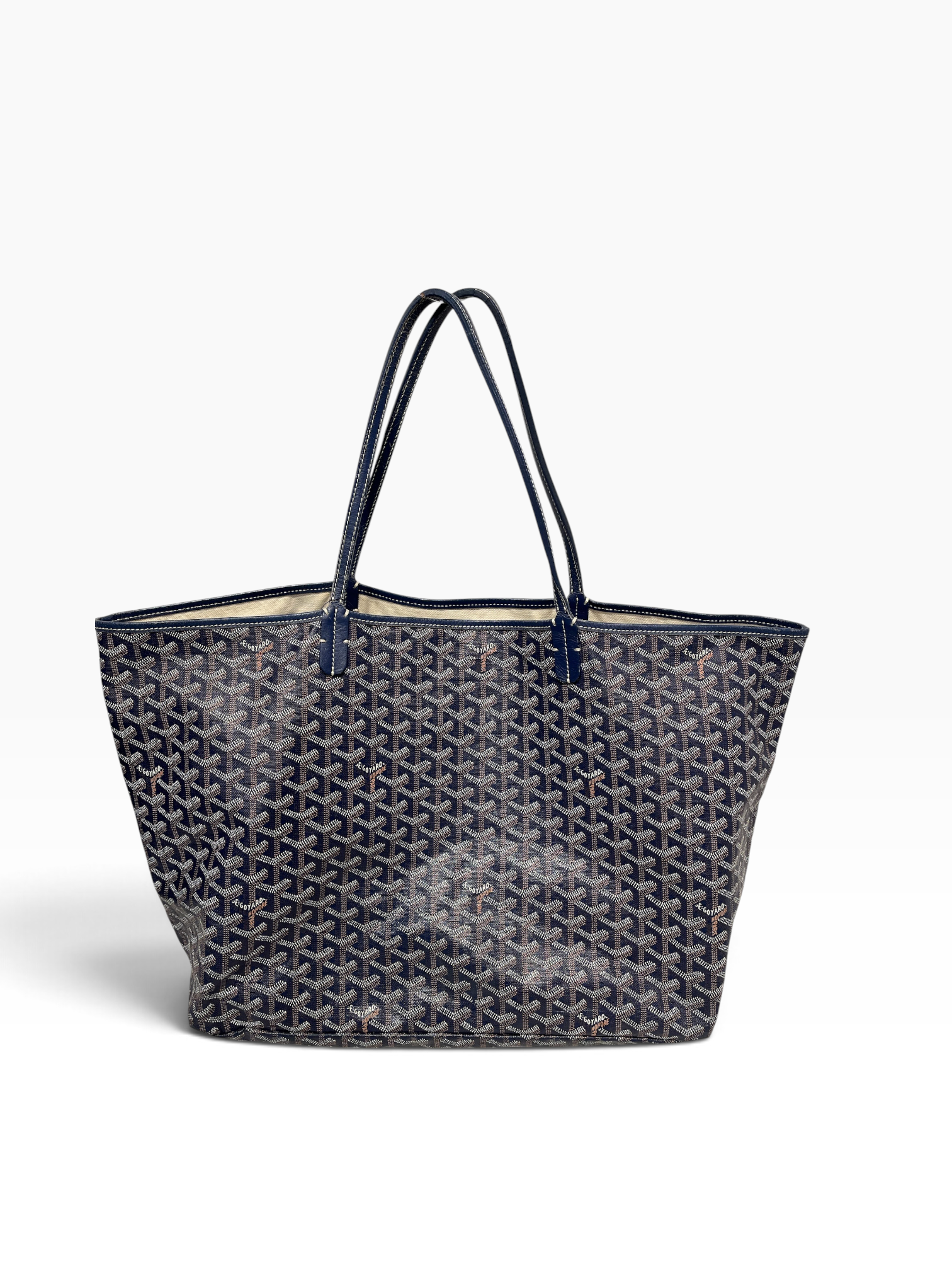 GOYARD/Tote Bag/All Over Print/Leather/NVY/Saint Louis view 1