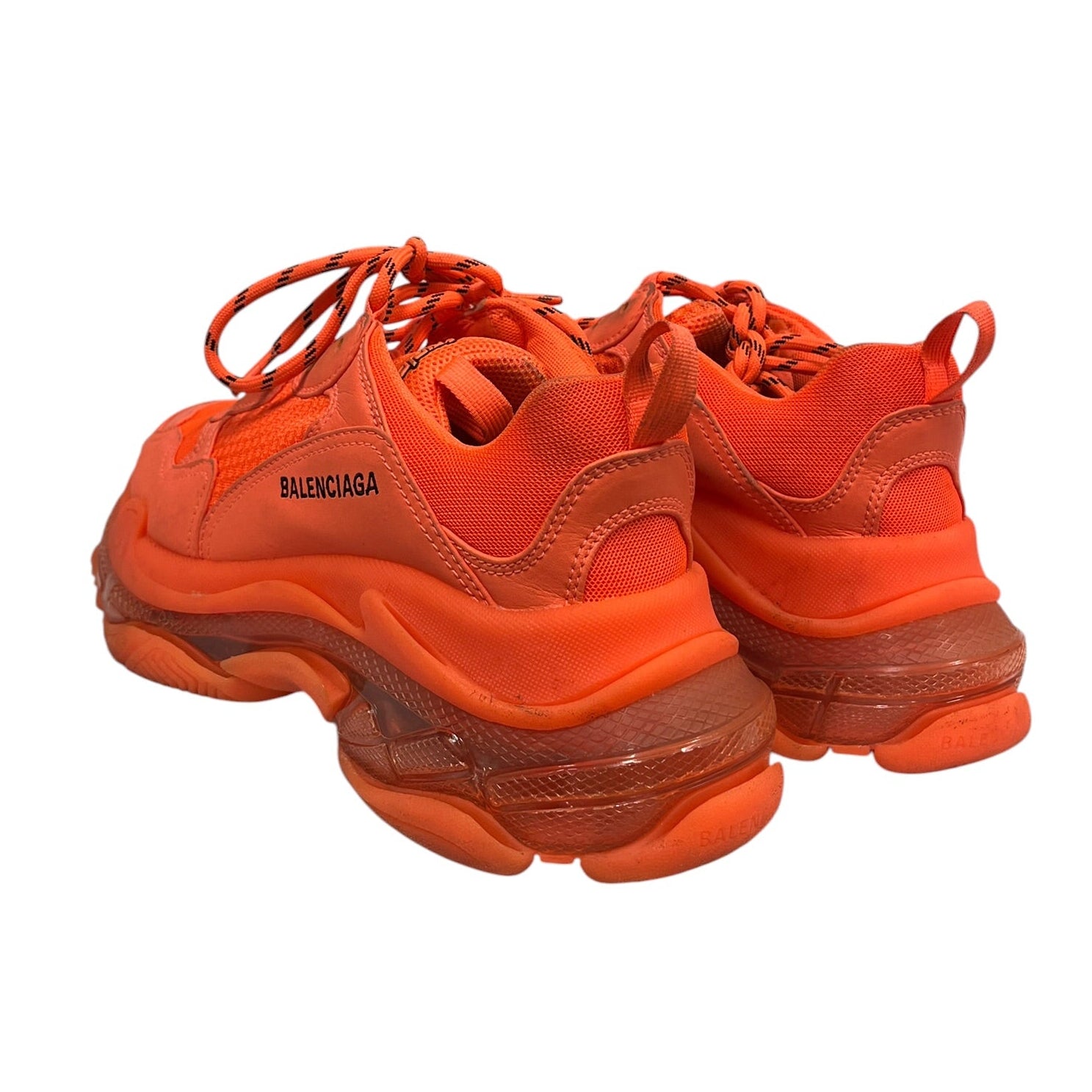 BALENCIAGA/Low-Sneakers/US 8/Nylon/ORN/Triple S view 2