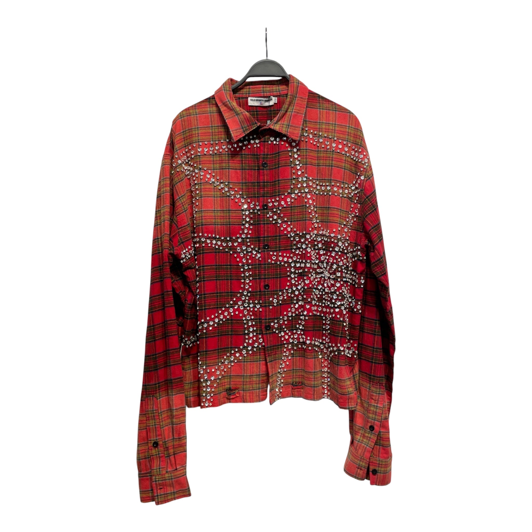 Vale Forever/Flannel Shirt/XXL/Cotton/RED/Plaid/JEWEL view 1