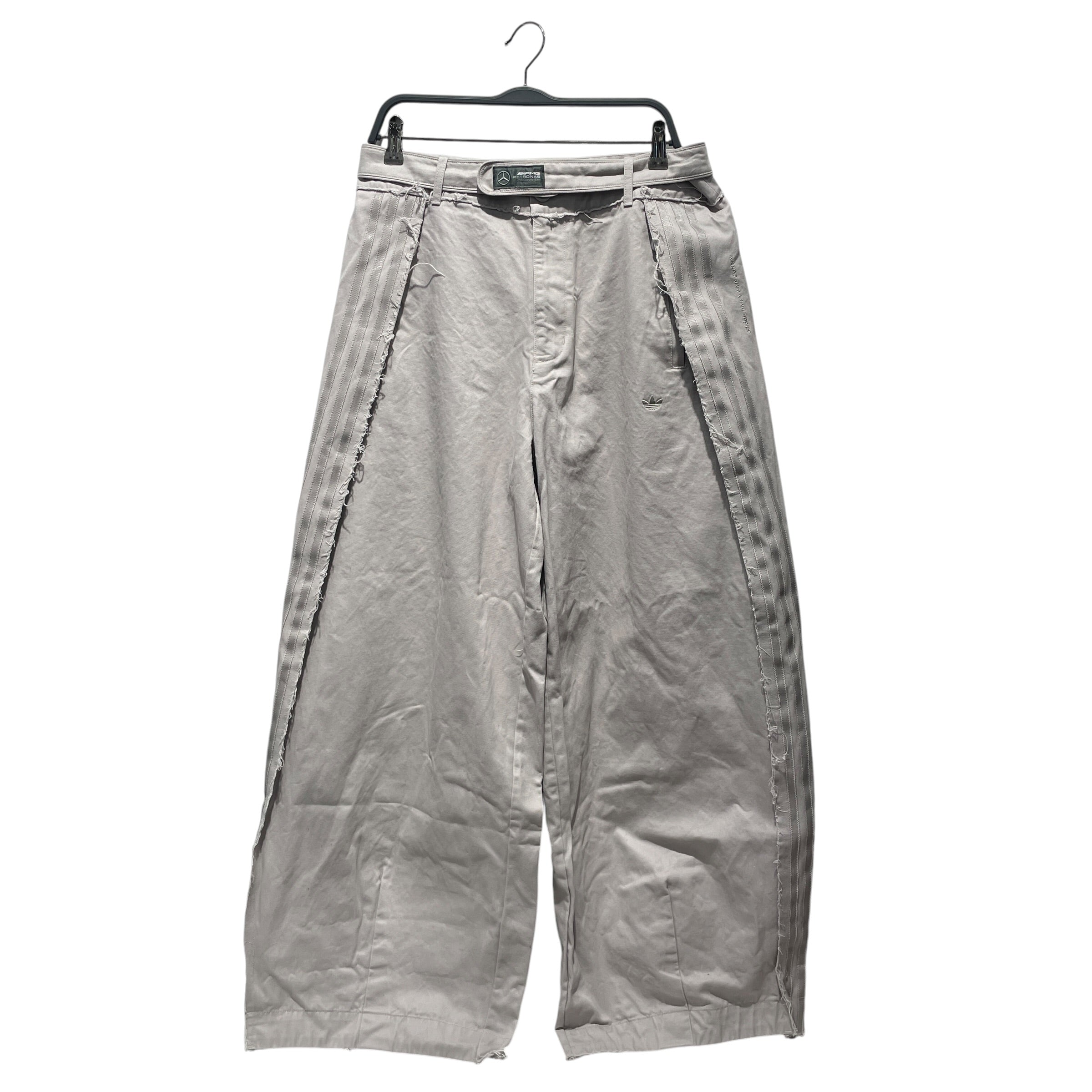 adidas/Straight Pants/M/Cotton/SLV/AMG BAD BUNNY view 1