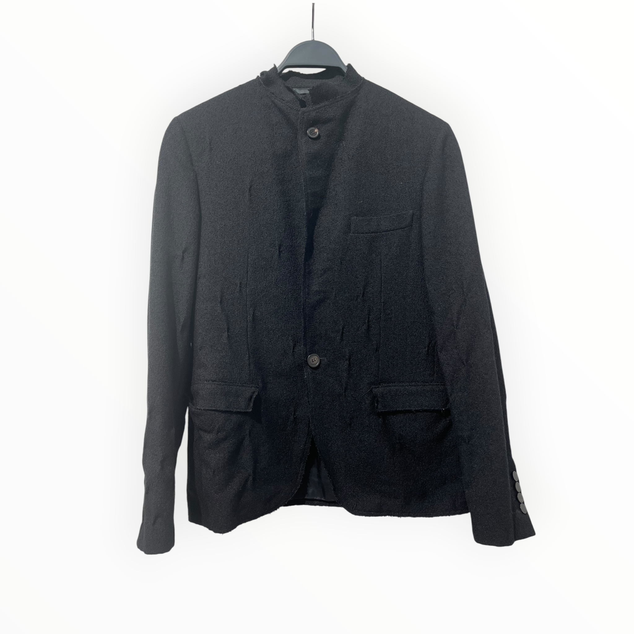 LANVIN/Tailored Jkt/48/Wool/BLK/M01VG101 view 1