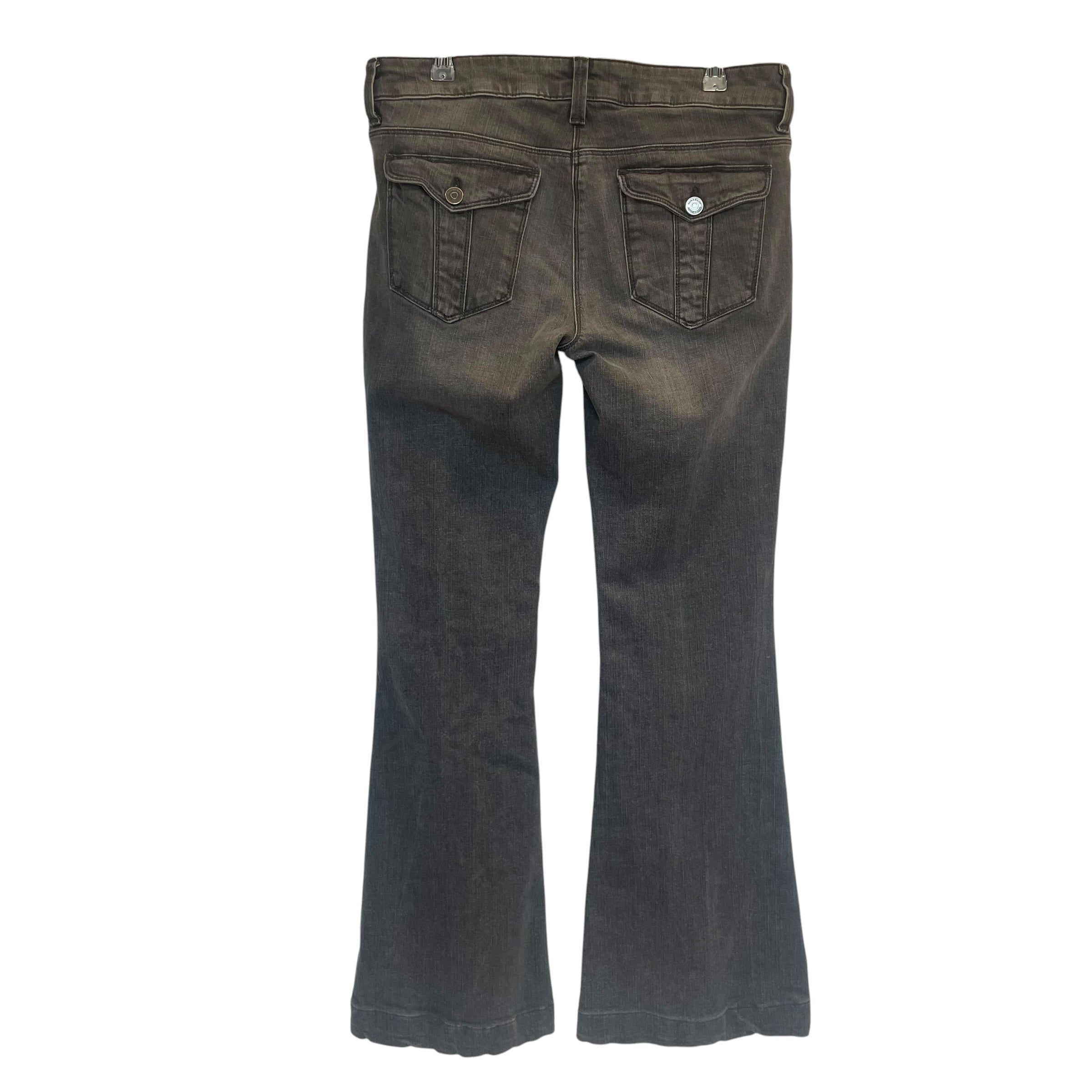 BURBERRY LONDON/Bootcut Pants/29/Denim/GRY/SLV HARDWARE/POCKET POINTS view 2