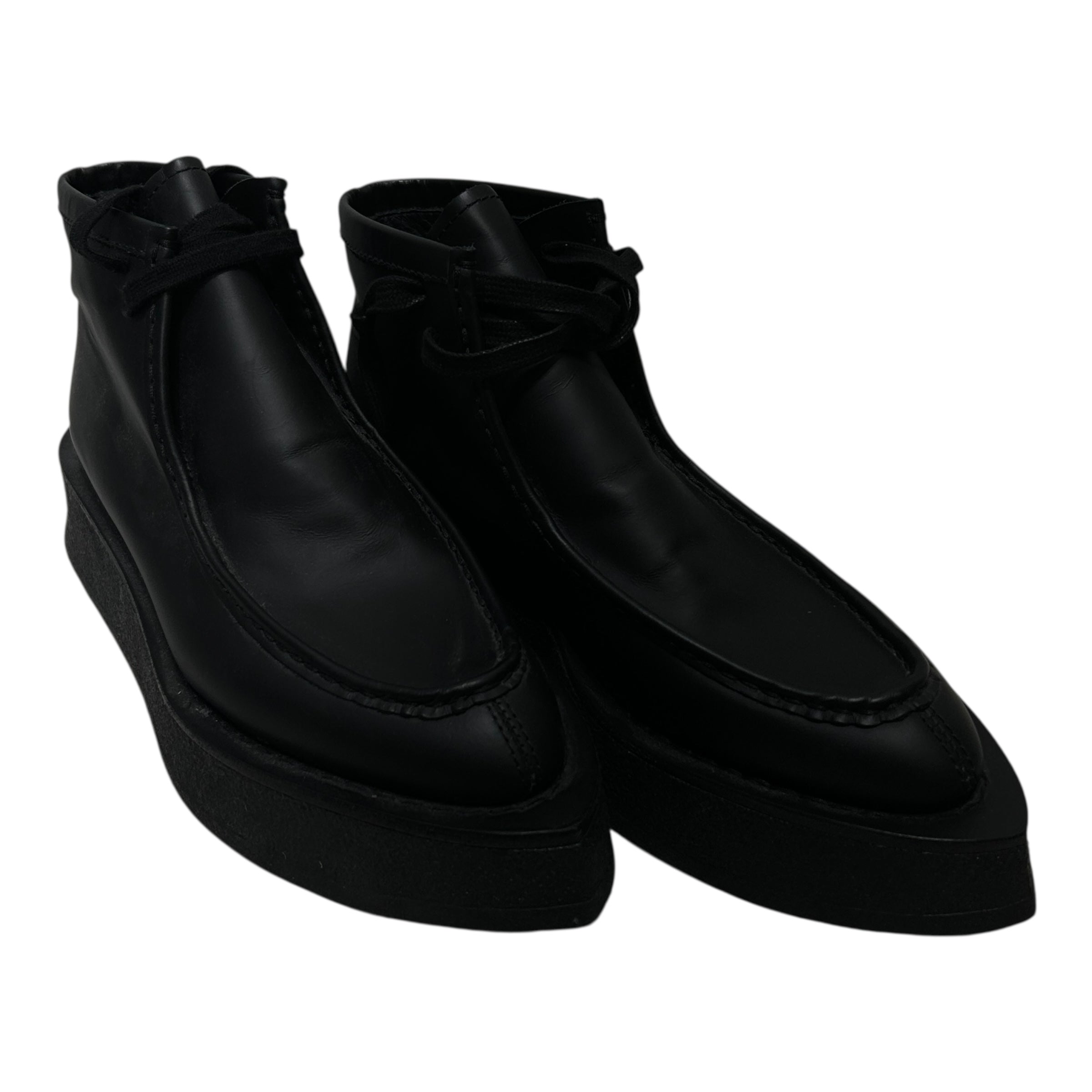Maison Margiela/Boots/EU 37/Leather/BLK/Pointed Toe Platform Boots view 1
