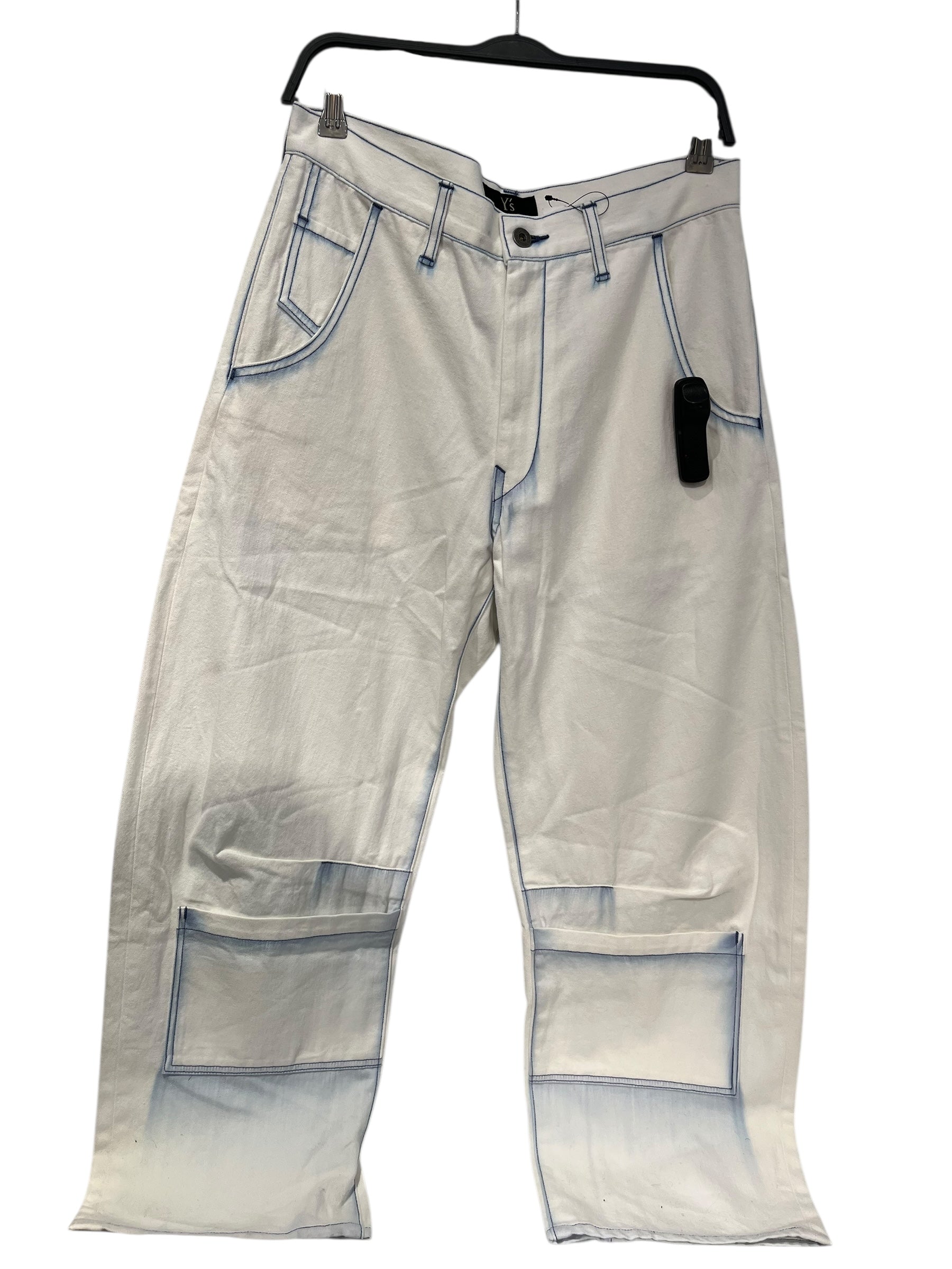 Y's/Bottoms/1/White/Cotton/ys-p10-027 view 1