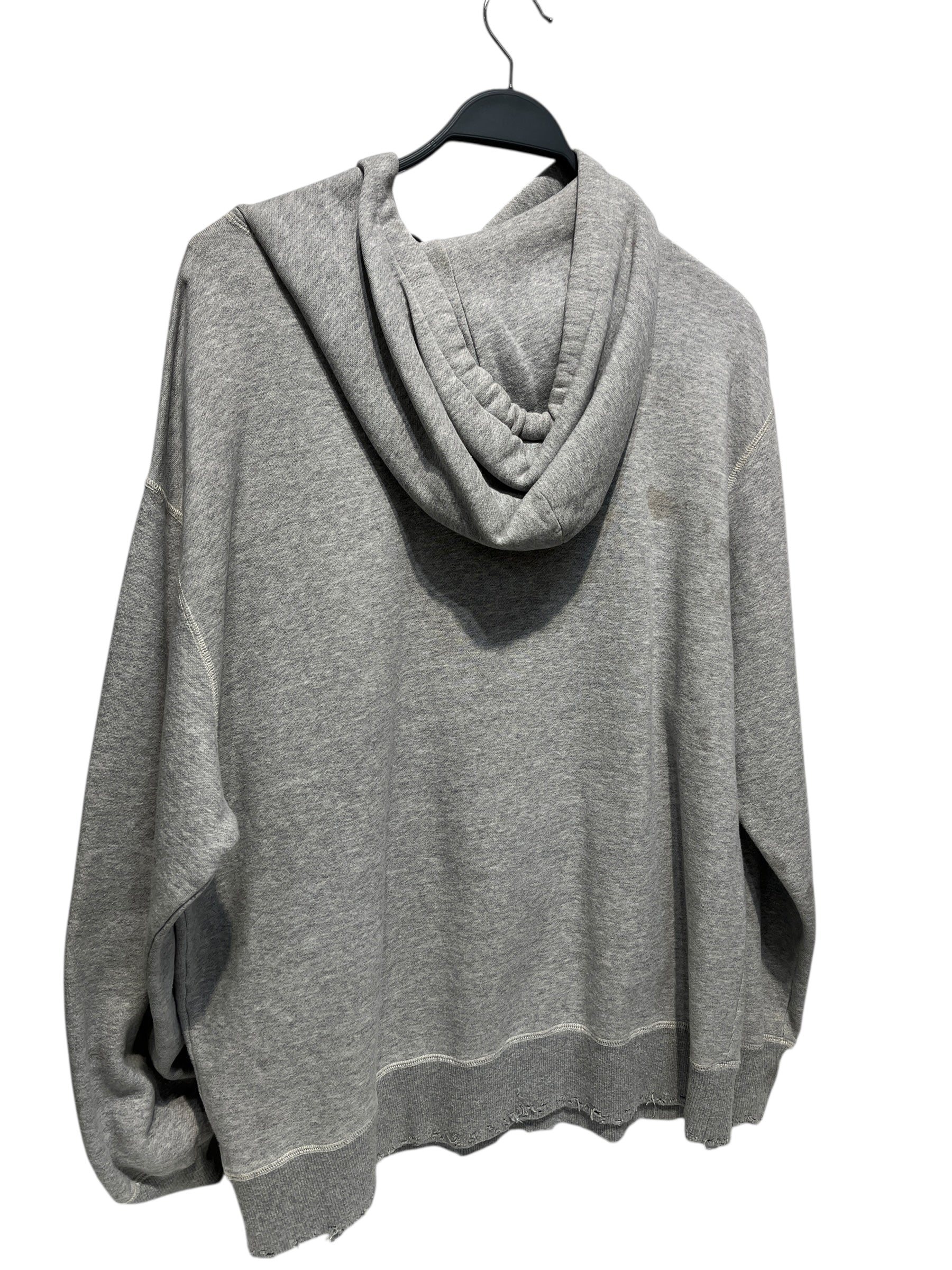 R13/Hoodie/XS/Cotton/GRY/FYYFCKIN FCK ON DRWSTRING view 2