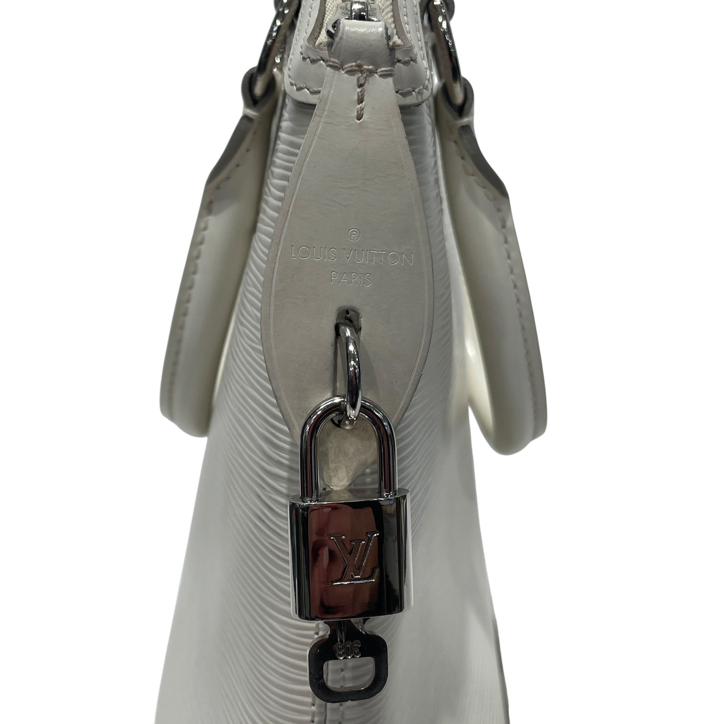 LOUIS VUITTON/Hand Bag/All Over Print/Leather/CRM/epi leather/lockit with key view 7