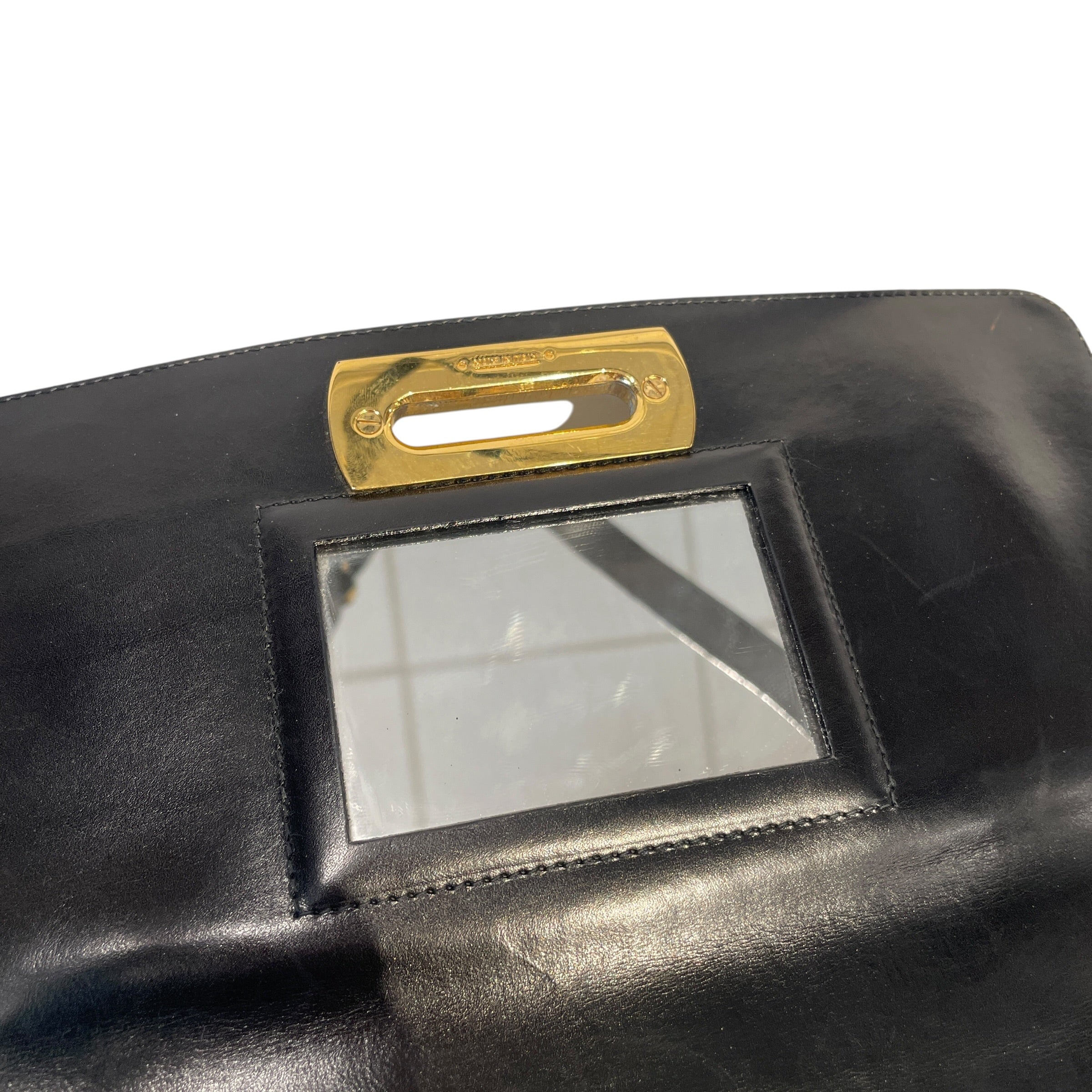 Salvatore Ferragamo/Bag/Leather/BLK/GANCINI GOLD HARDWARE view 5