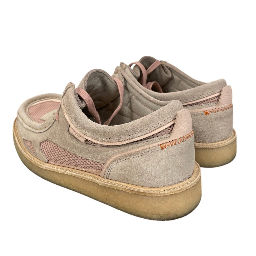 Clarks/Deck Shoes/US 8.5/Leather/PNK/Clarks Wallabee Cameo Rose view 2