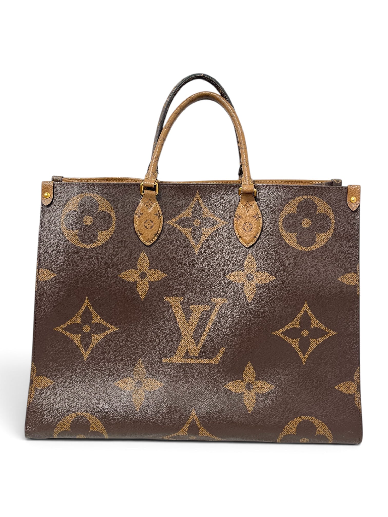 LOUIS VUITTON/Hand Bag/Monogram/Leather/BRW/TJ4200 | ON THE GO LV view 1