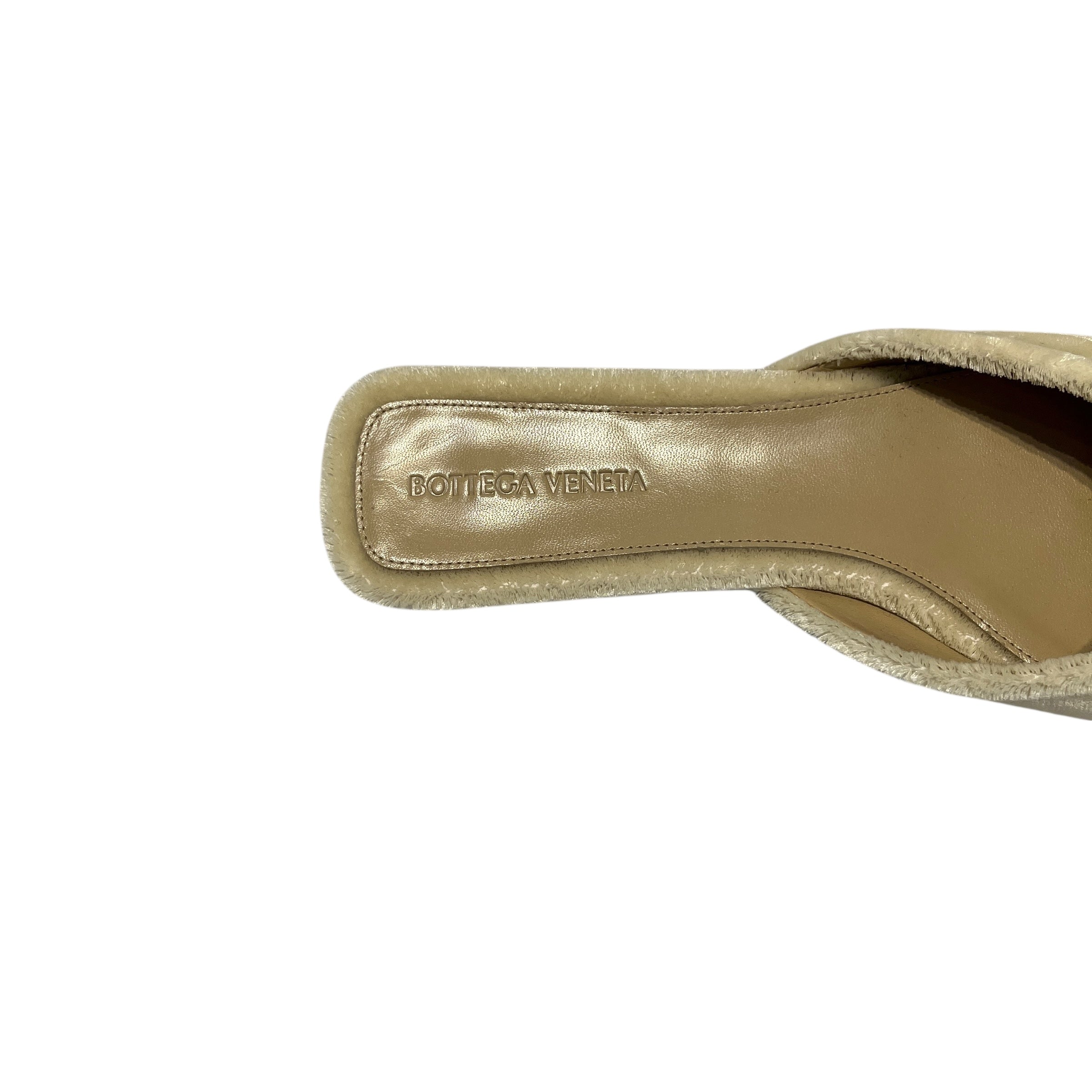BOTTEGA VENETA/Flat Shoes/EU 39/IVR/V-Tip/VELVET MULE view 4