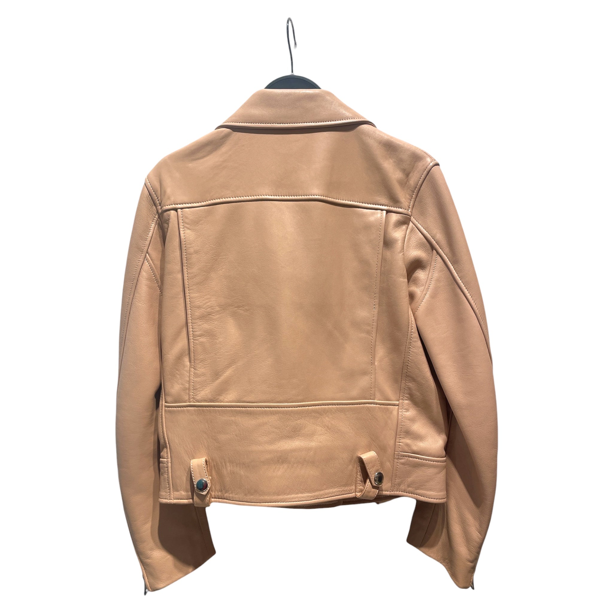 Acne Studios/Leather Jkt/34/Leather/BEG/Moto Jacket view 2