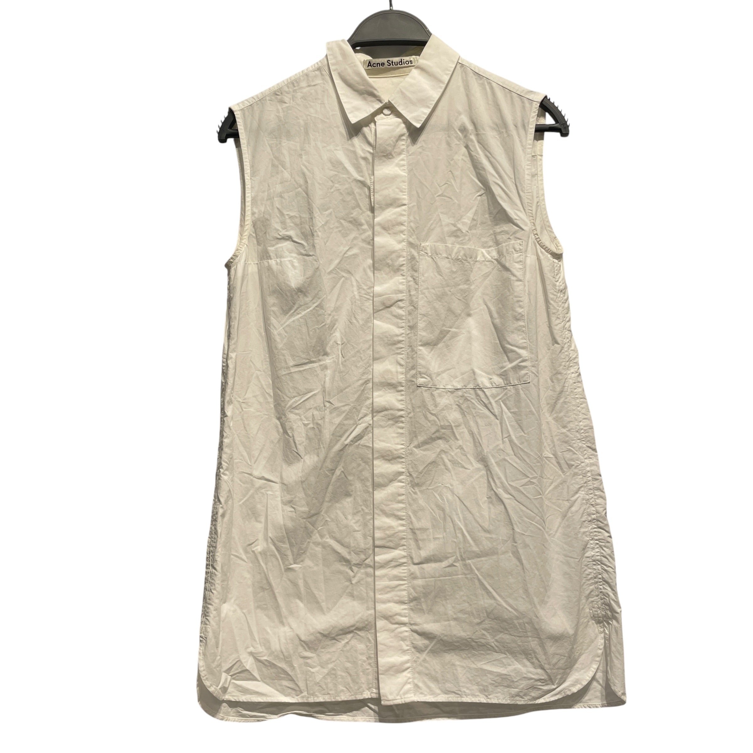 Acne Studios/SL Shirt/34/WHT/Gather/ view 1