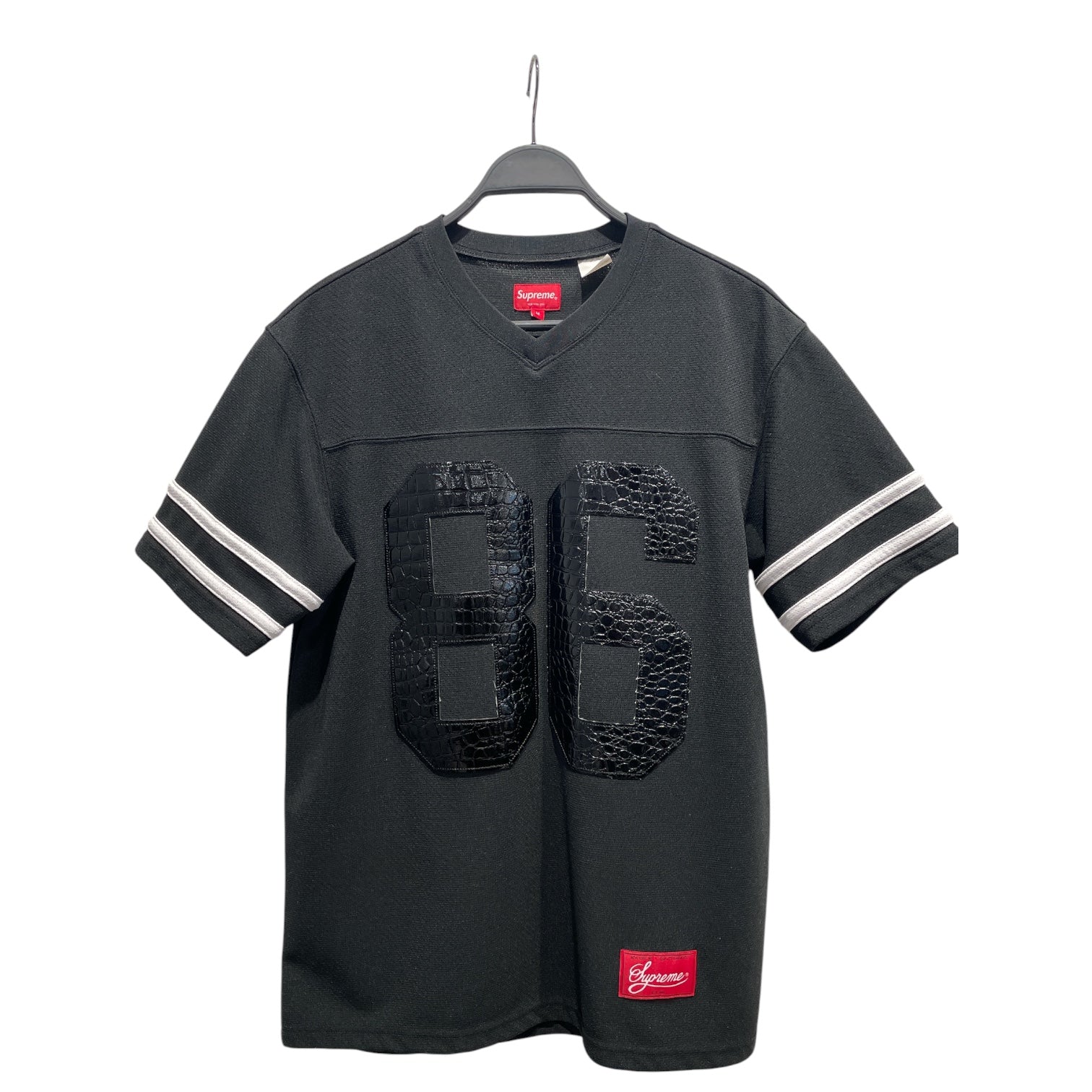 Supreme/T-Shirt/M/BLK/Black Croc 88 Football Jersey view 1