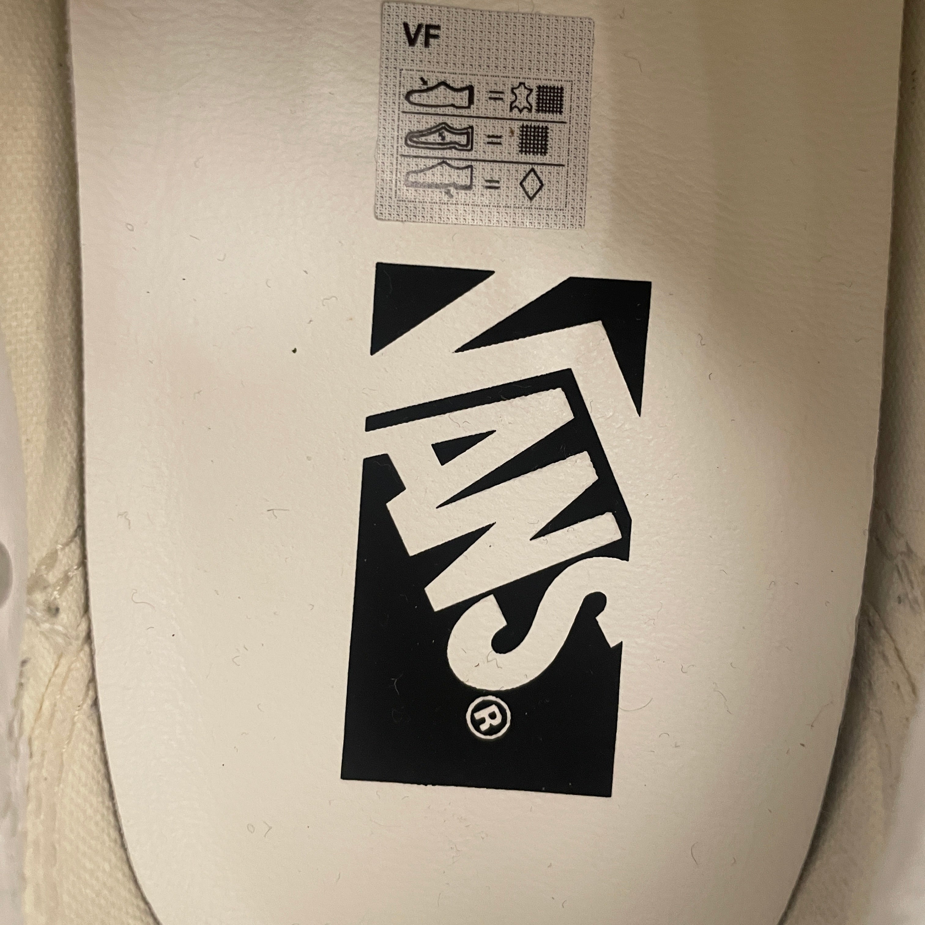 VANS/Low-Sneakers/US 9/Cotton/WHT/VANS WHITE PEARLIZED view 3