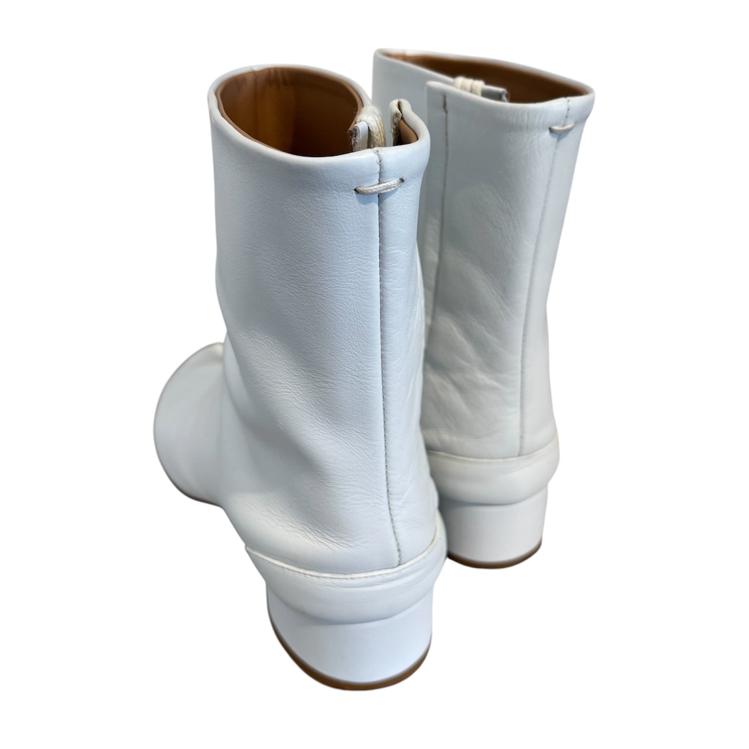 Maison Margiela/Boots/EU 36/Leather/WHT/tabis vero cuoio view 2
