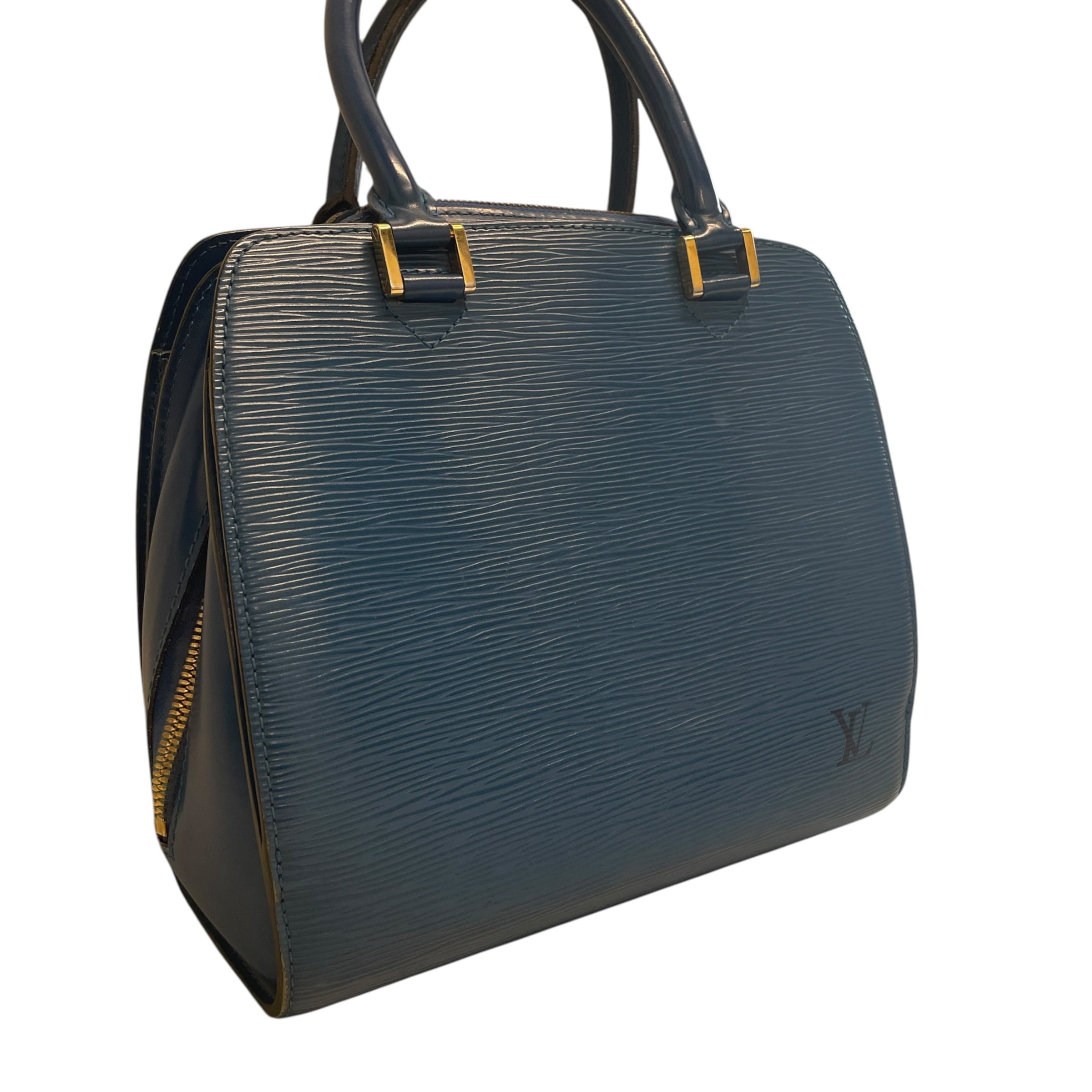 LOUIS VUITTON/Hand Bag/Leather/BLU/2HD62M7/EPI LEATHER view 6