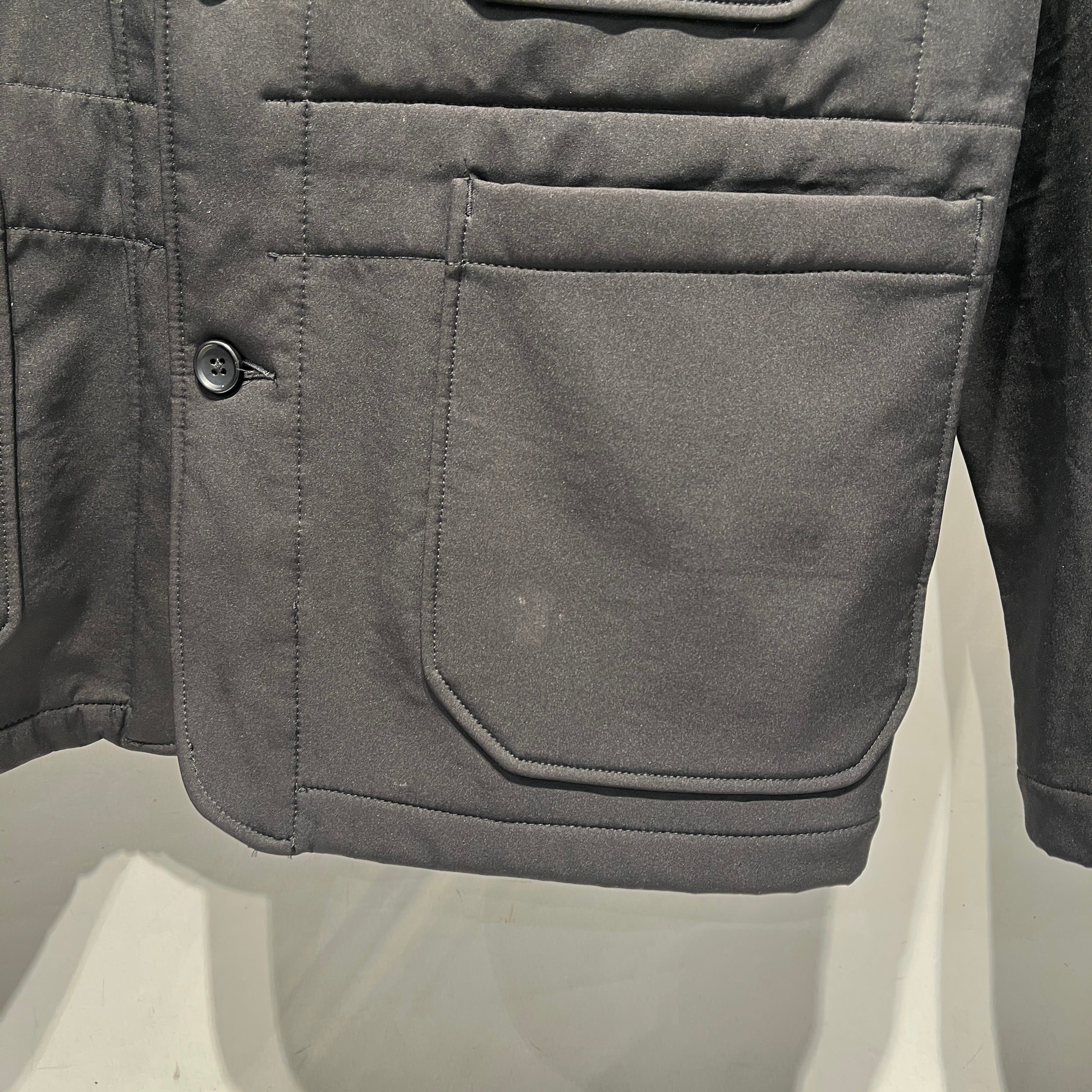Engineered Garments/Cardigan/M/Nylon/BLK/utility fleece cardigan view 6